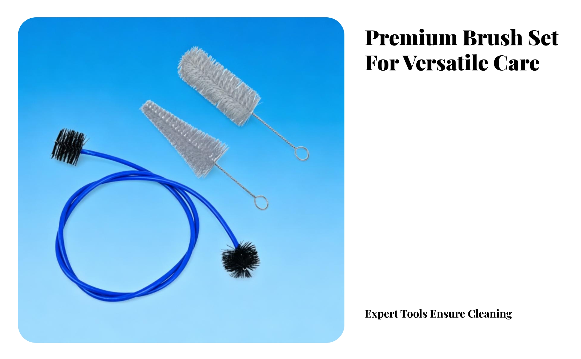 3 Pieces Mouthpiece Brush Set Flexible Trumpet Cleaning Brush Set