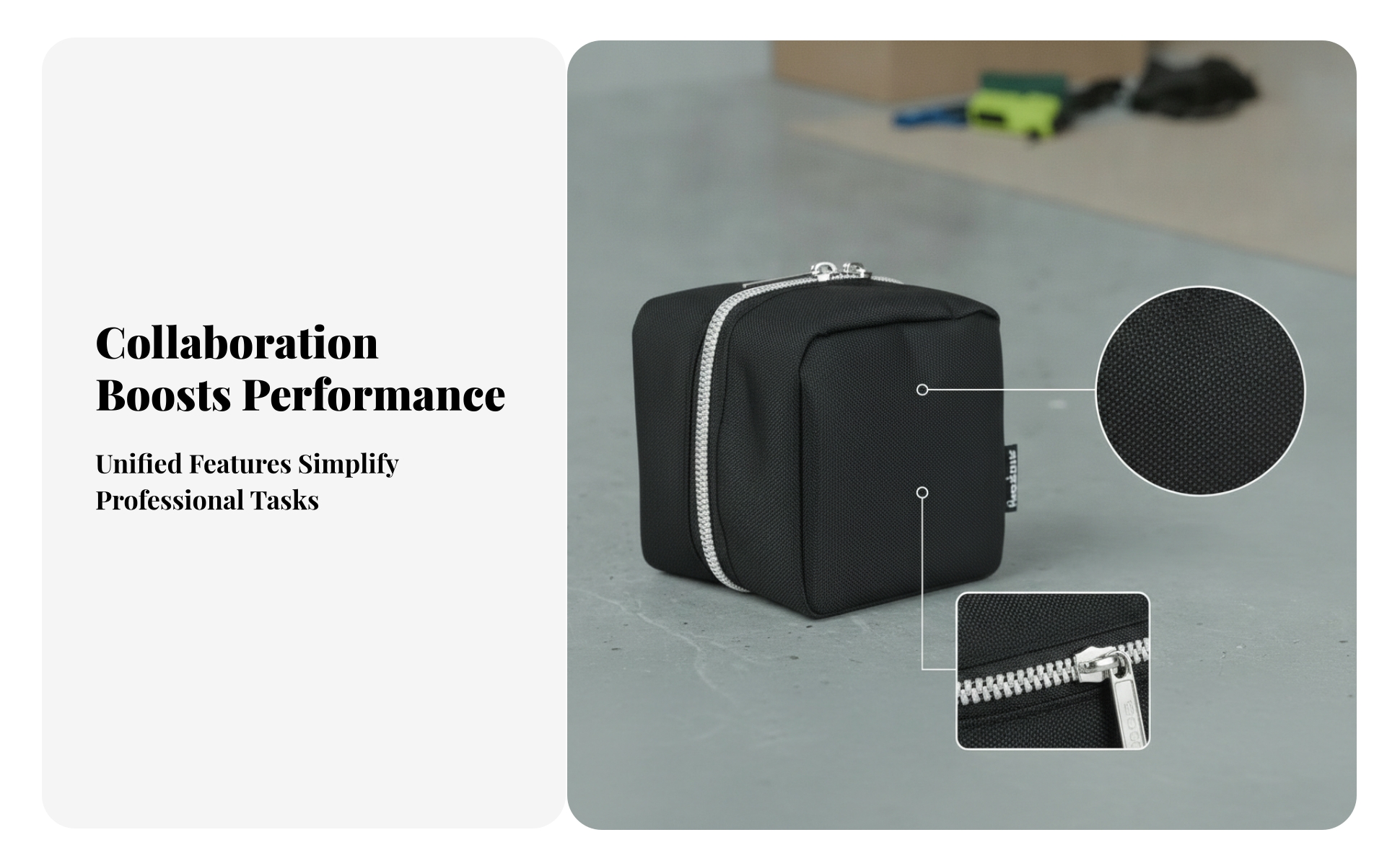 Level Case Silver Zipper Scanner Case