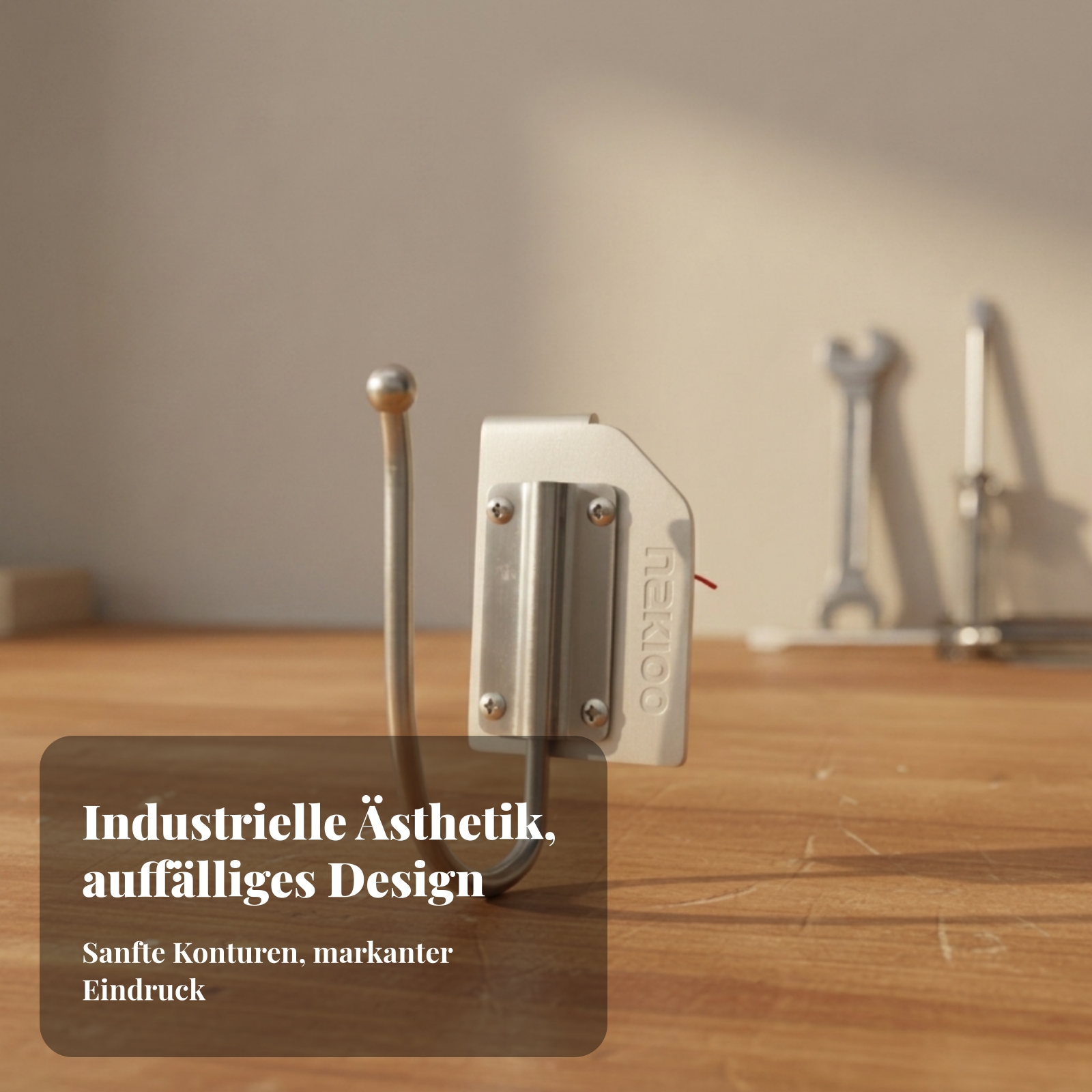 Gürtelhaken Edelstahl Werkzeughalter Verschraubt - Produktbild 6