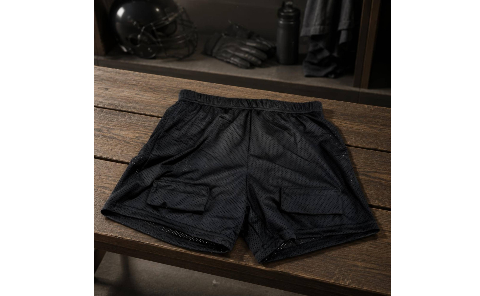 Hockey-Jockstrap-Shorts perforiert Jock Mesh Shorts atmungsaktiv