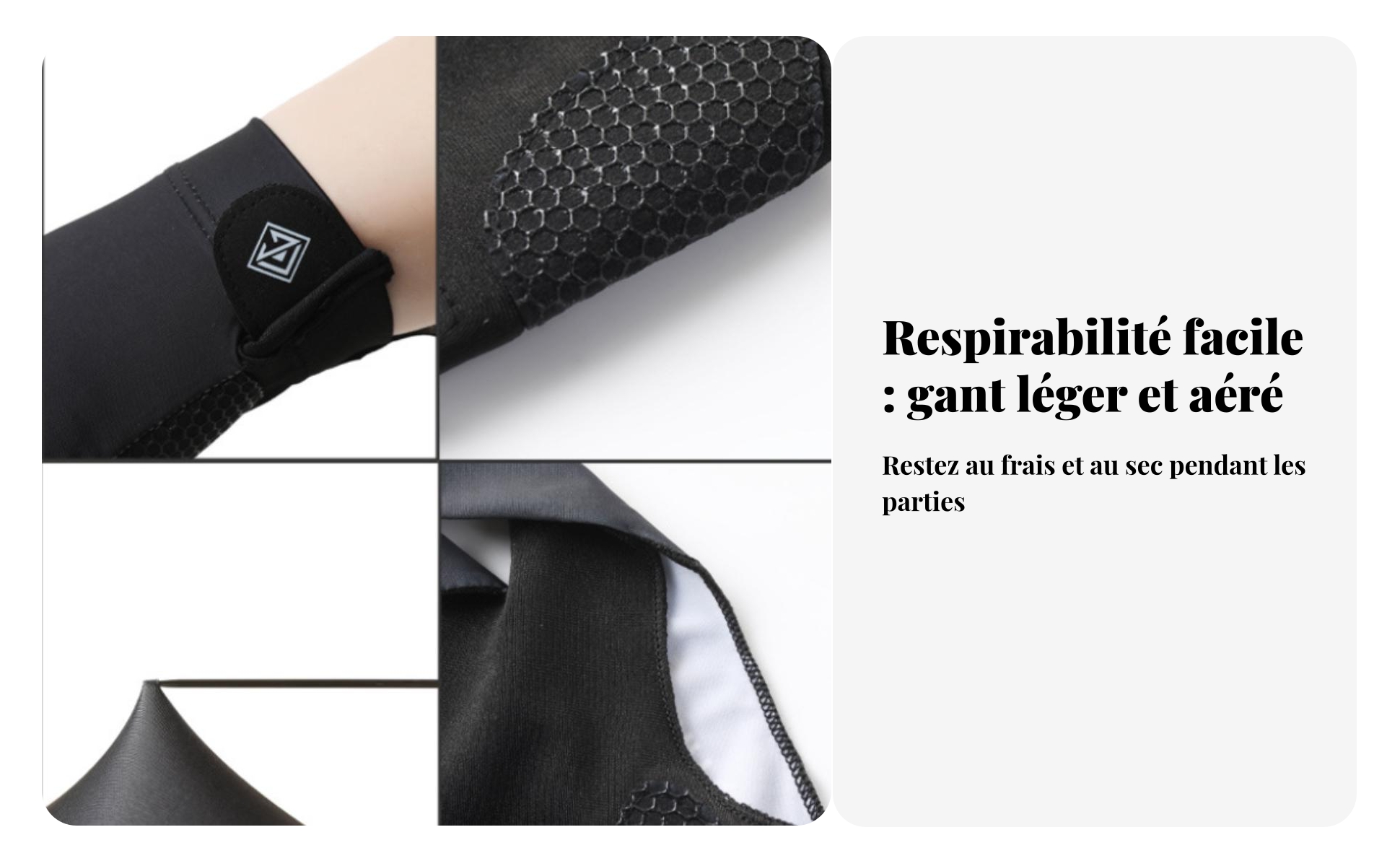 Gant de Pool Silicone Antidérapant Gant de Billard Main Gauche Compression