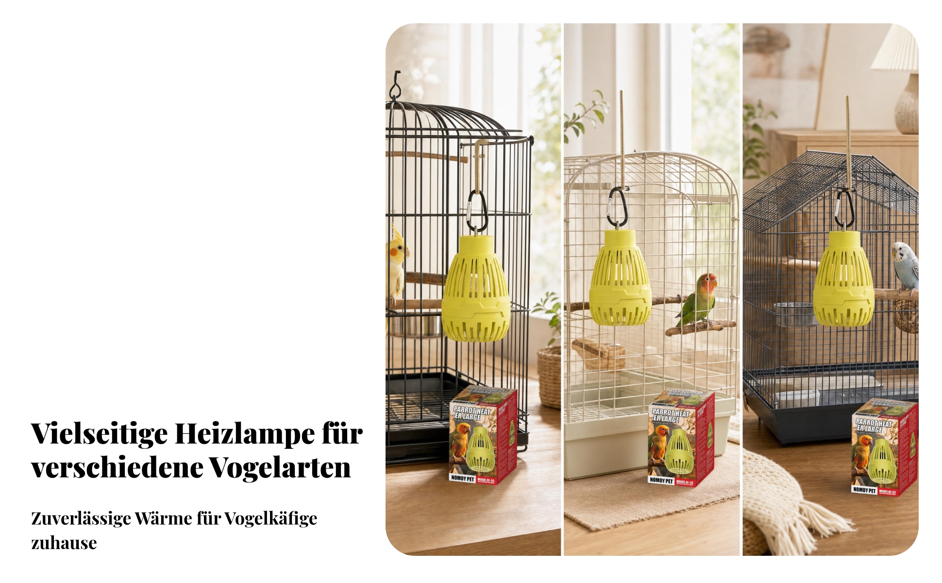 Vogelheizlampe Belüftet Belüftete Heizlampe Hängend