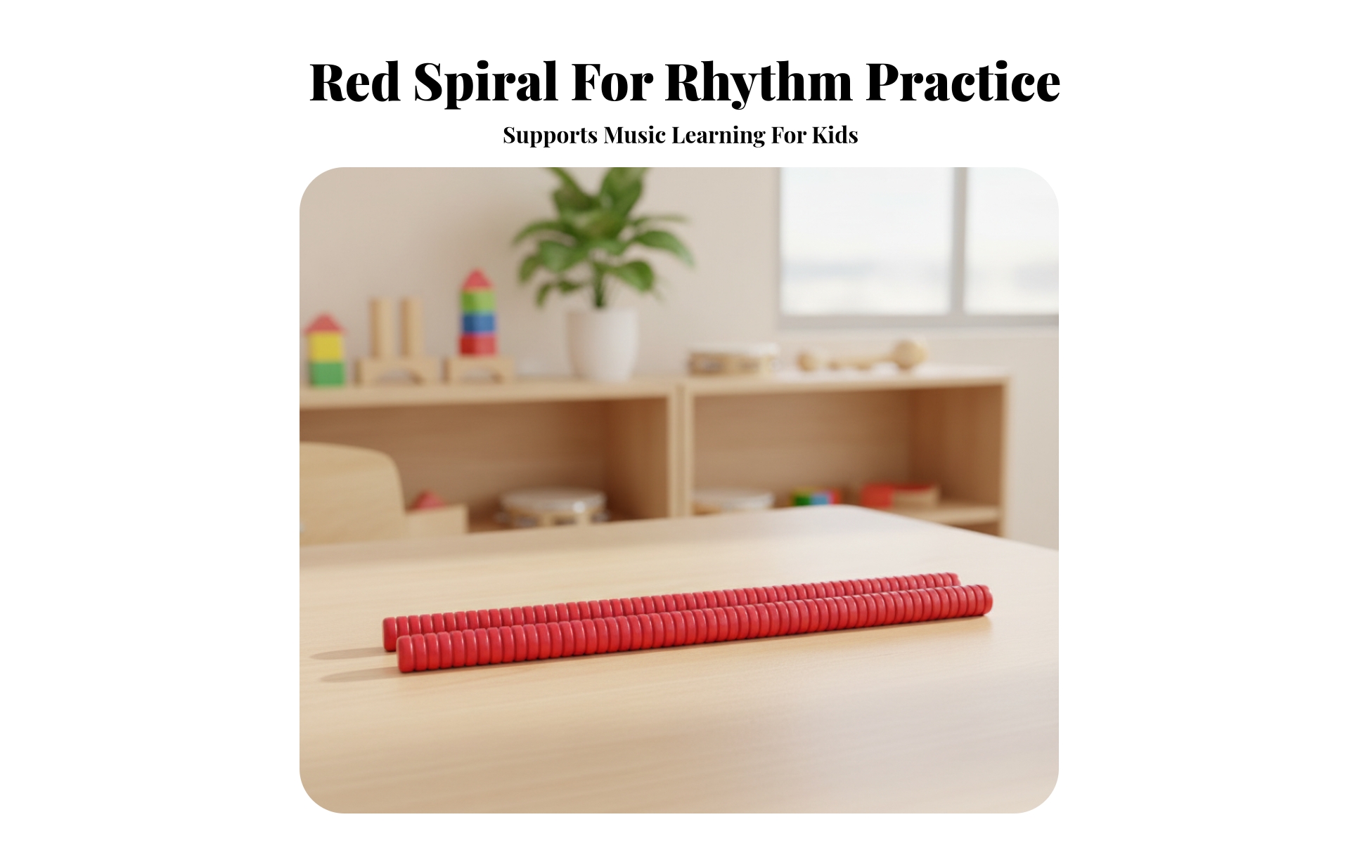 Rhythm Sticks Spiral Percussion Rhythm Sticks Threaded