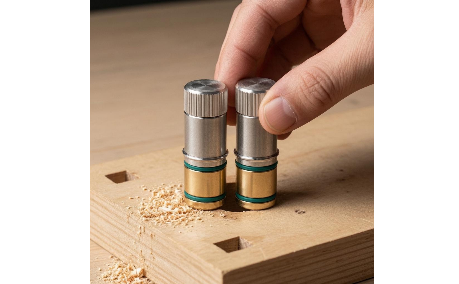 Self-Locking Table Stop Manual Twist Lock MFT Bench Stop Knurled Grip