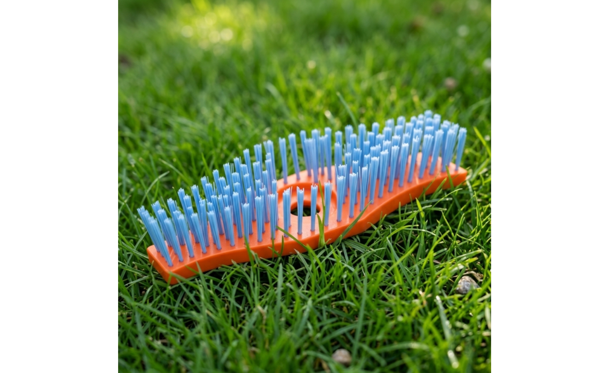 Nylon Brush Head Blue Bristles Trimmer Brush Head Orange Base for Grass Trimming