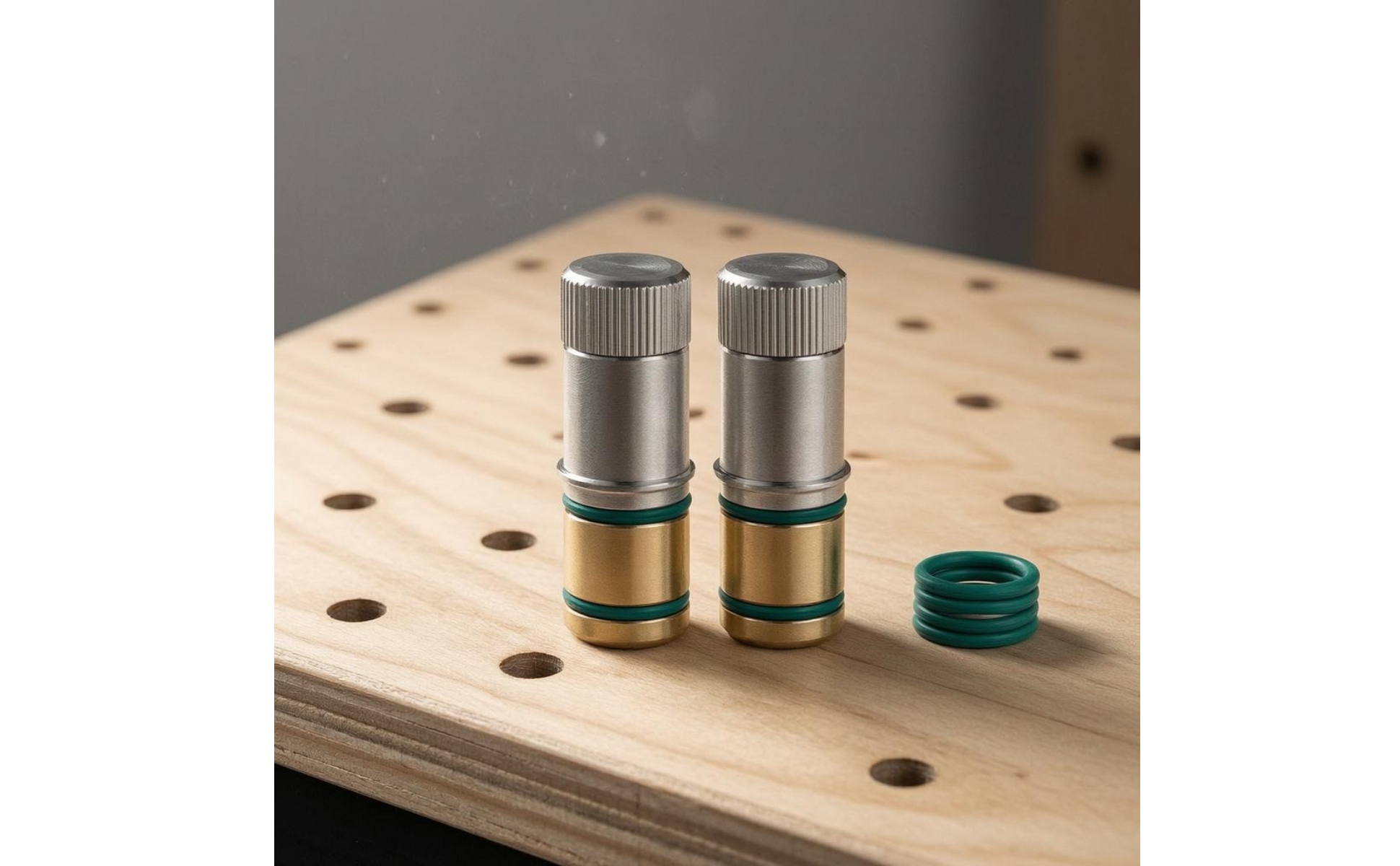Self-Locking Table Stop Manual Twist Lock MFT Bench Stop Knurled Grip