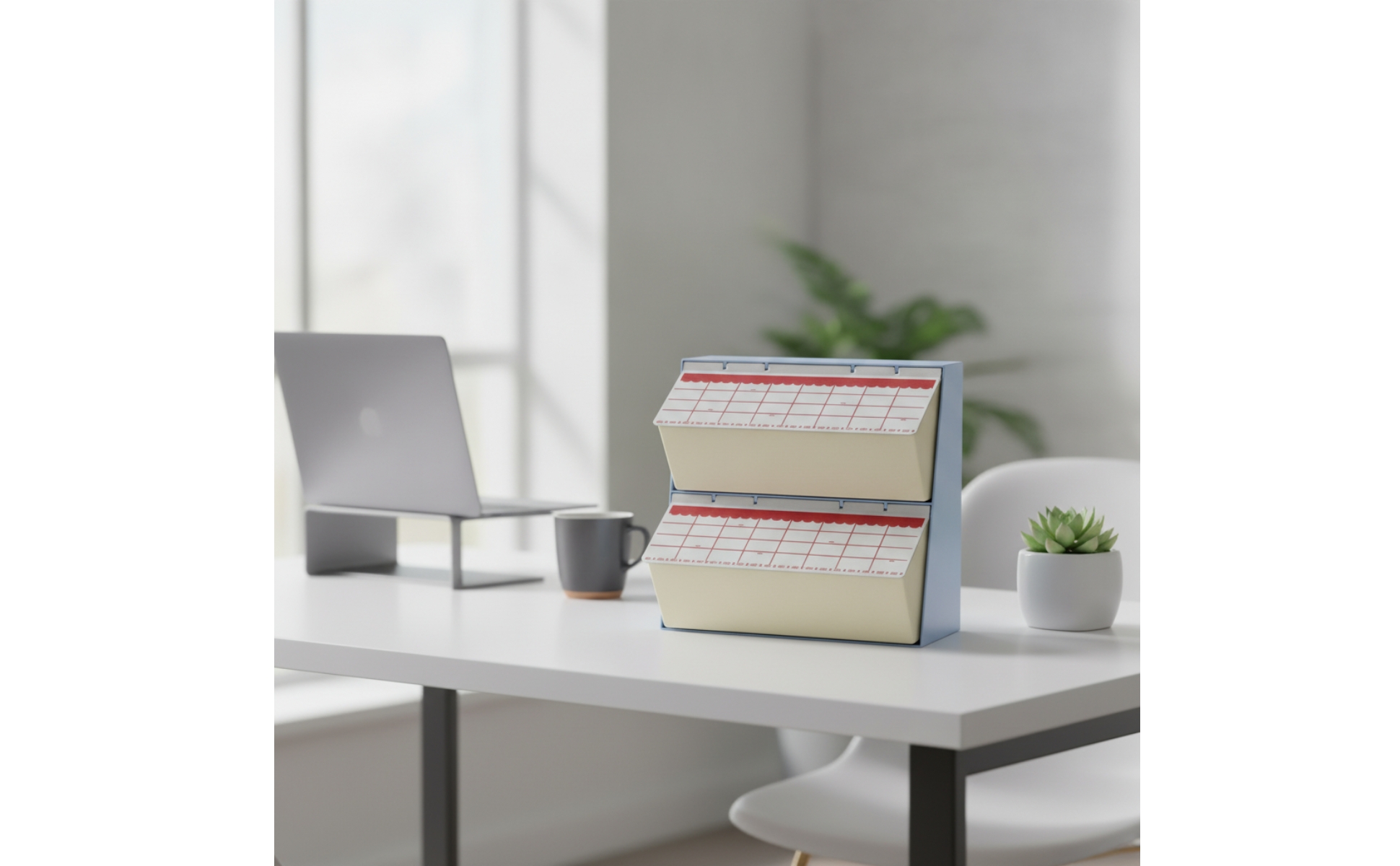 teebeutel-Aufbewahrungsbox mit klappfächern teebeutel-organizer transparent