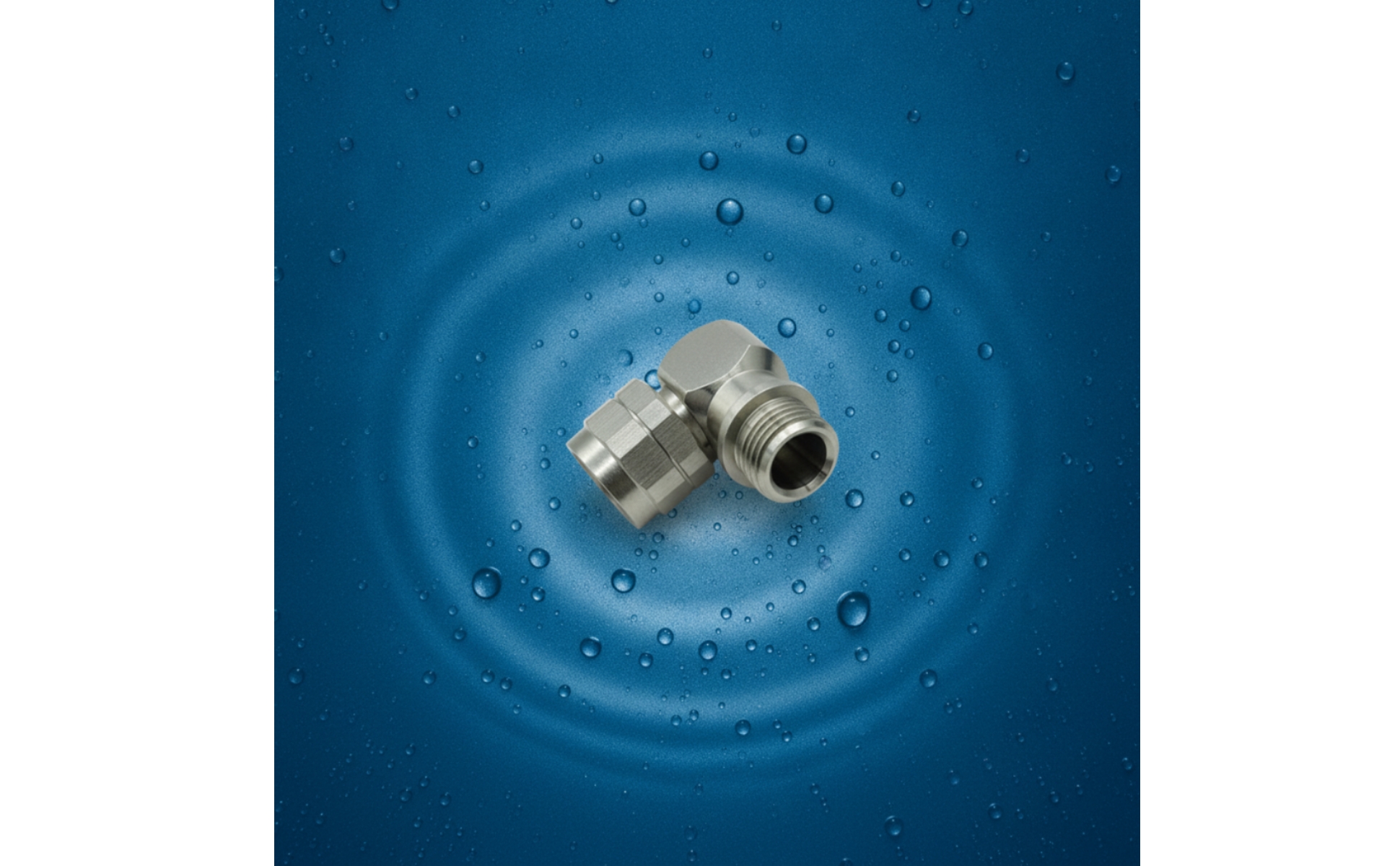 2 Pieces Dive Gear 316L Steel Elbow Fitting for Underwater