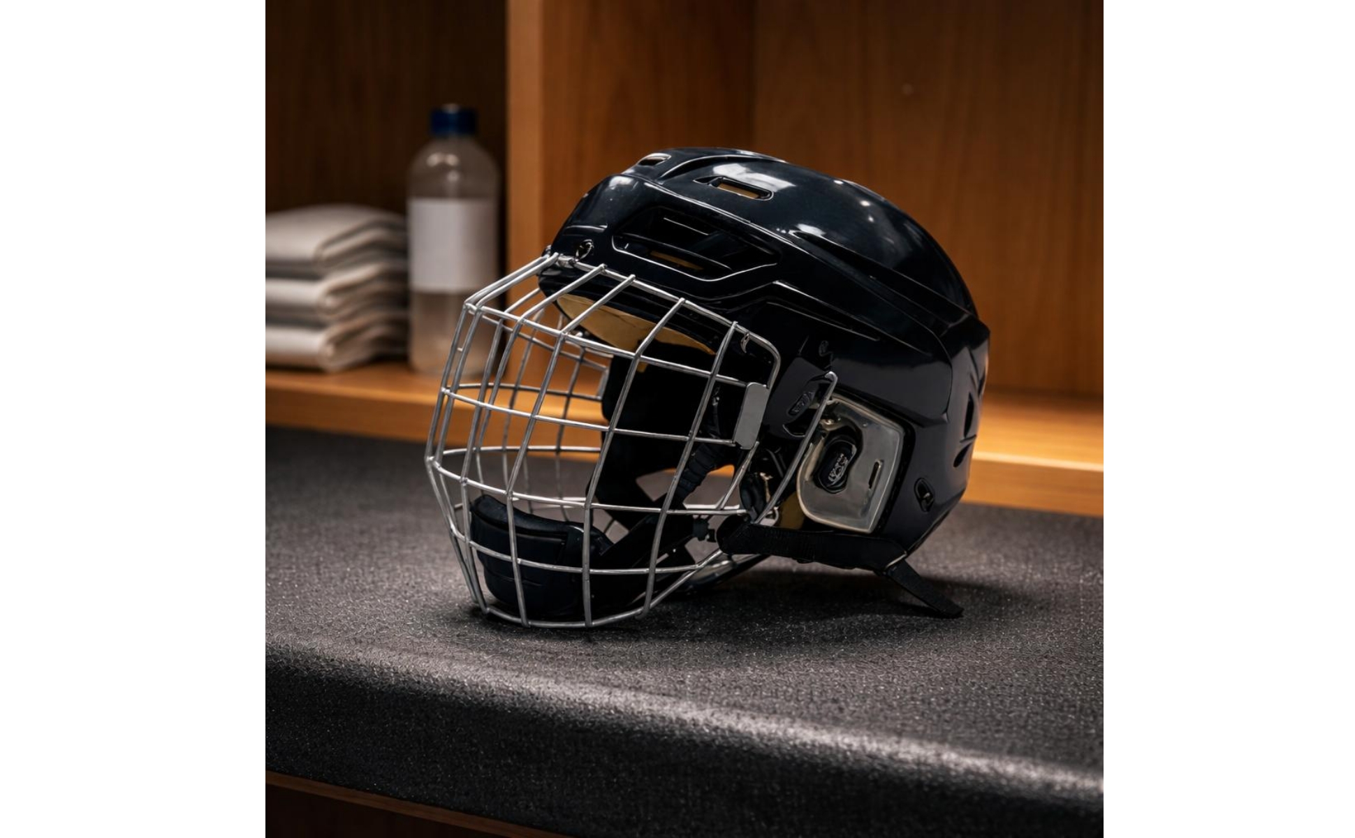 Ice Hockey Helmet Ear Guards Hockey Helmet with Face Guard Hard Shell