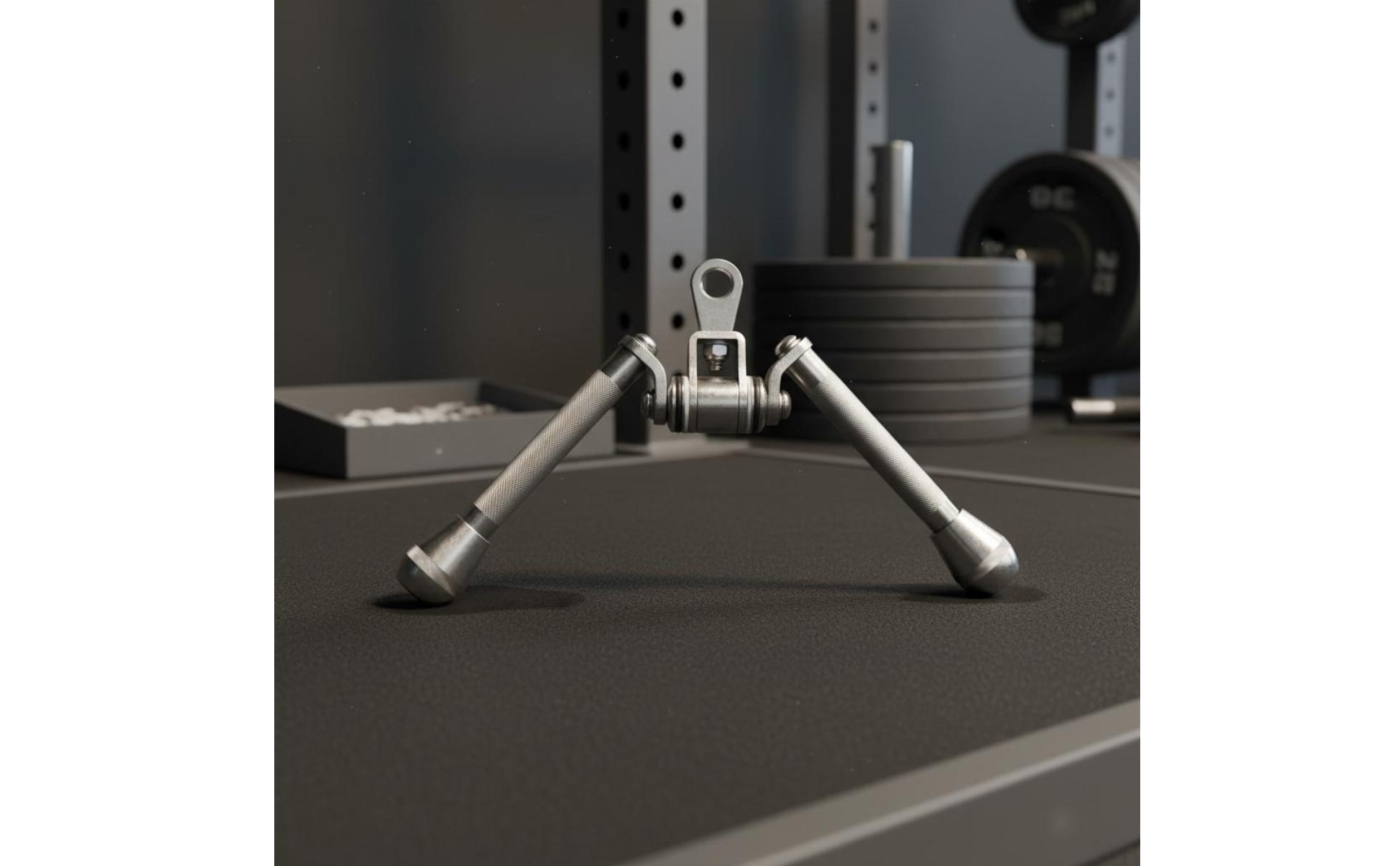 Cable Machine Handle Electroplated Strength Training Handle Removable