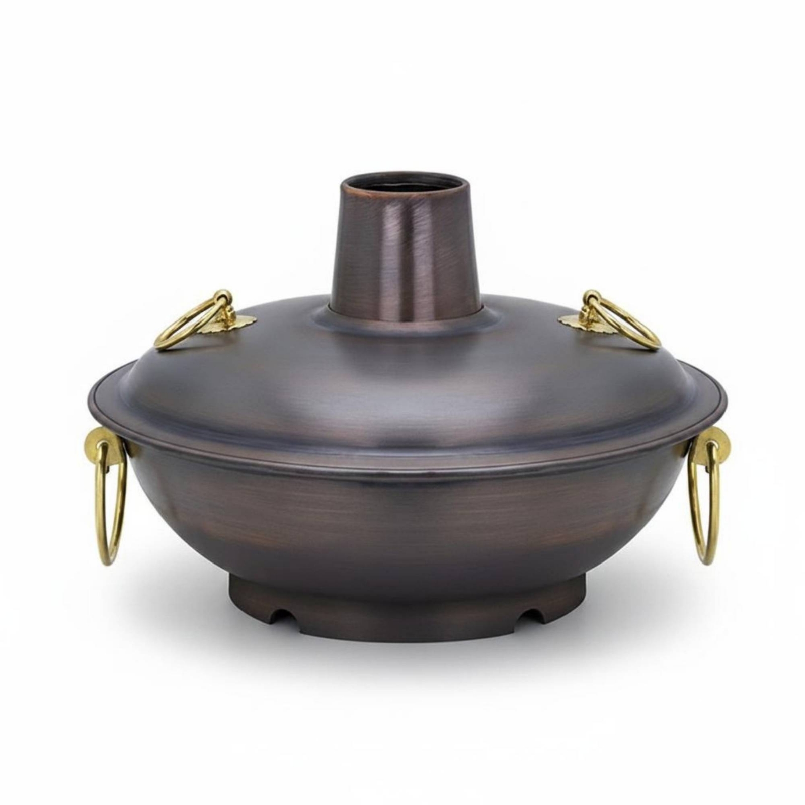 Split Design Hot Pot Heat Conducting Copper Cookware Pot Even Heating Cookware for Restaurant