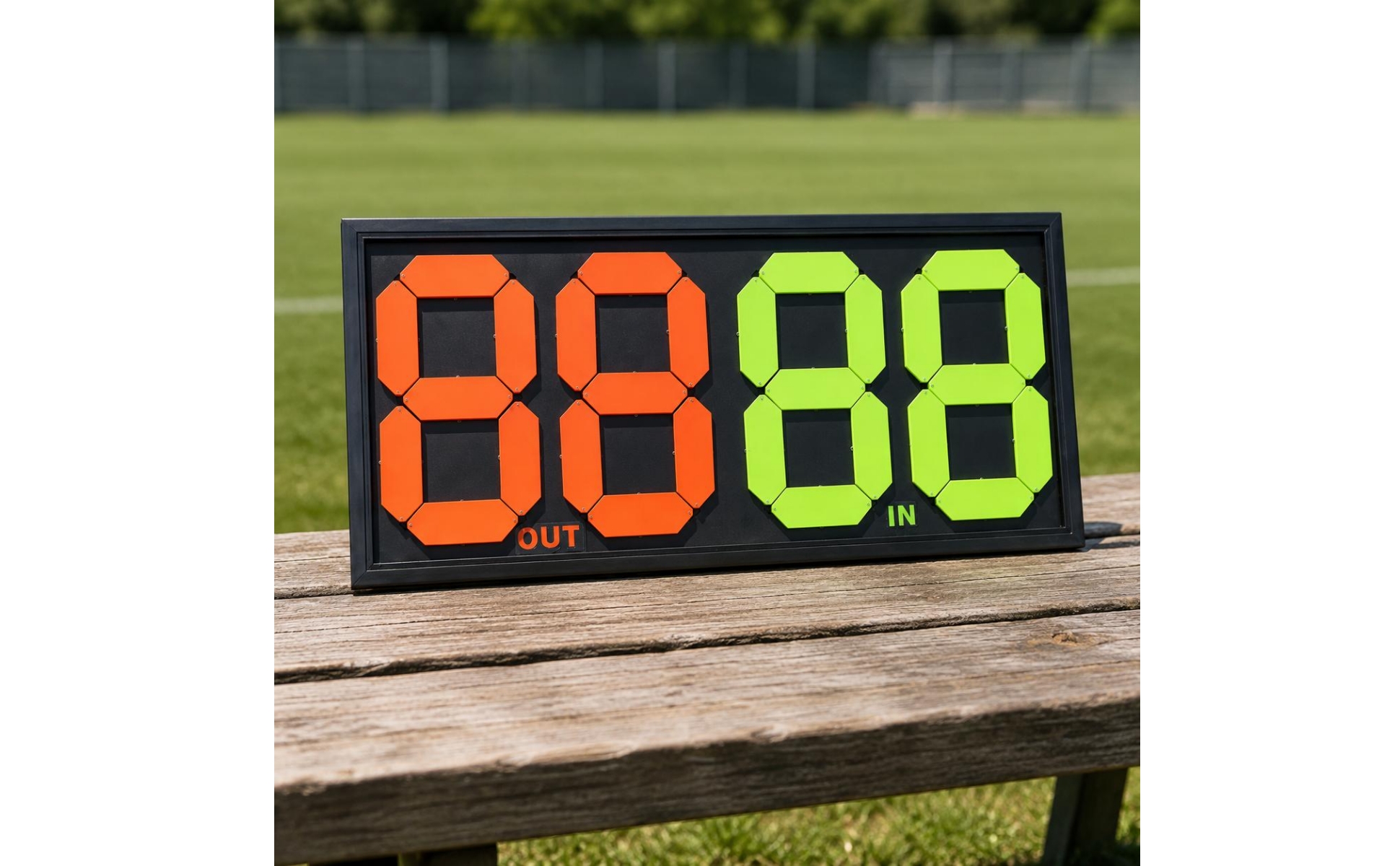Soccer Substitution Board Handheld Substitution Scoreboard Printed Labels