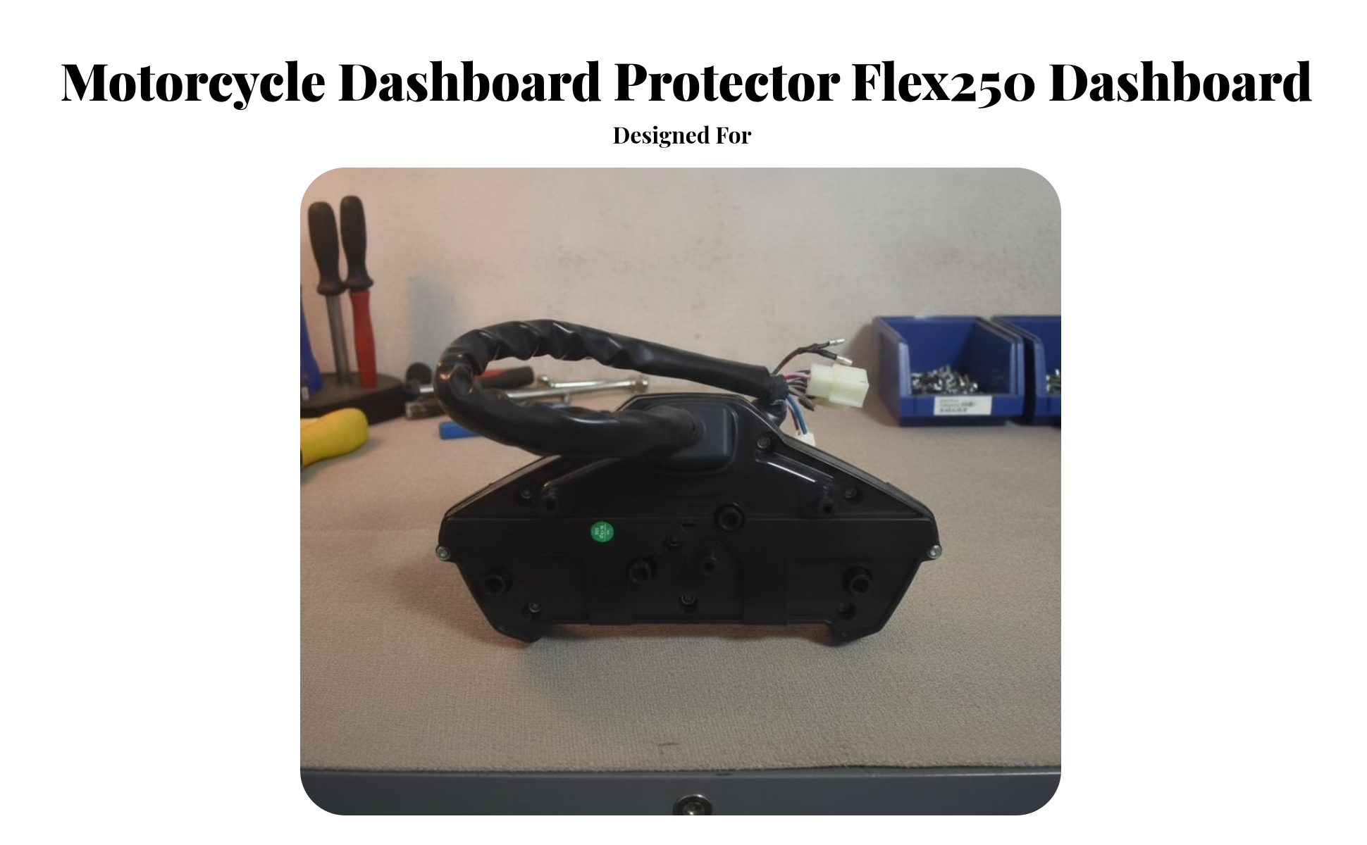 LCD Instrument Cluster Backlight Display Motorcycle Gauge Cluster
