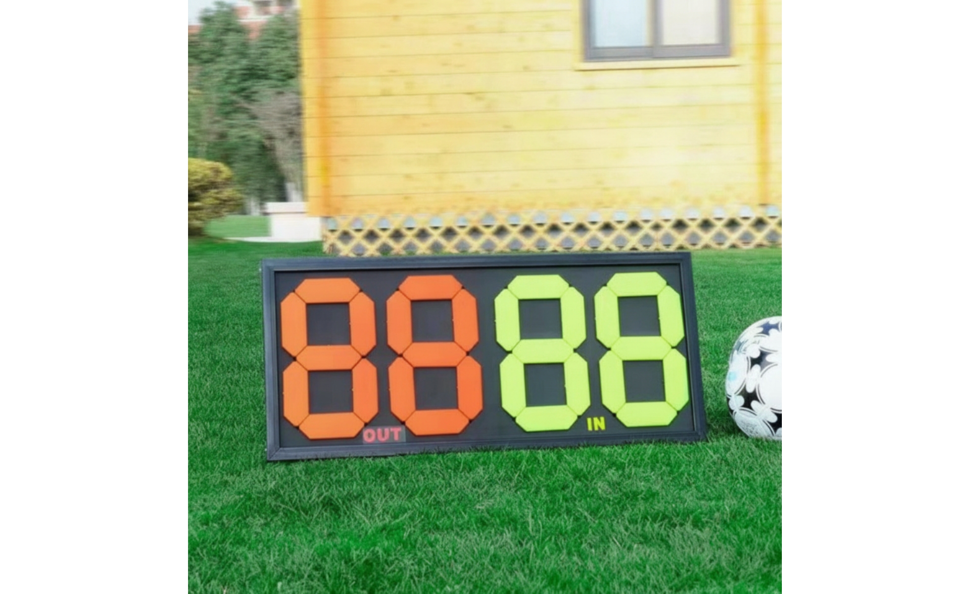Soccer Substitution Board Handheld Substitution Scoreboard Printed Labels