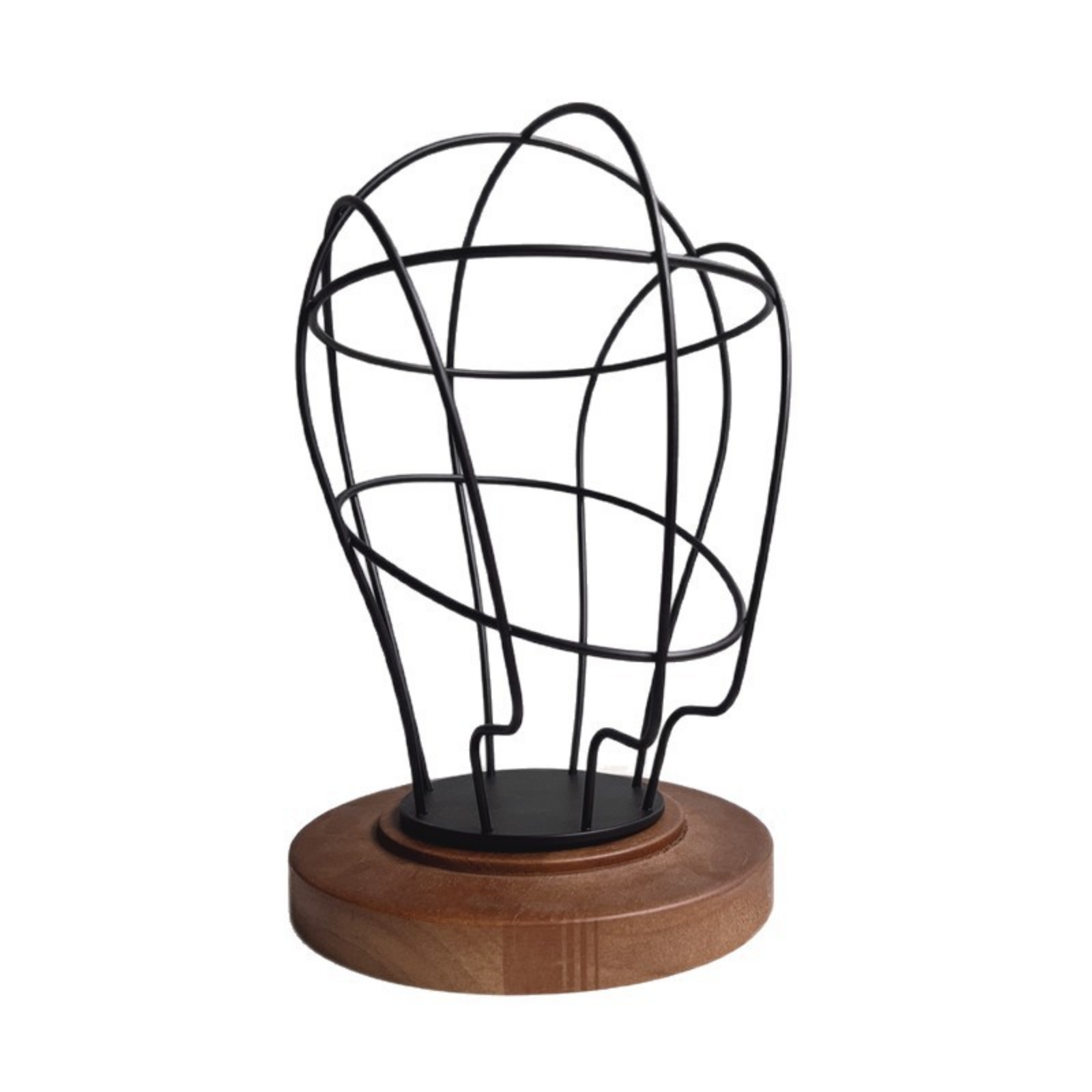 Metal Hat Rack Multifunctional Hat Display Holder Strong Load Bearing Hairpiece Display Stand for Home