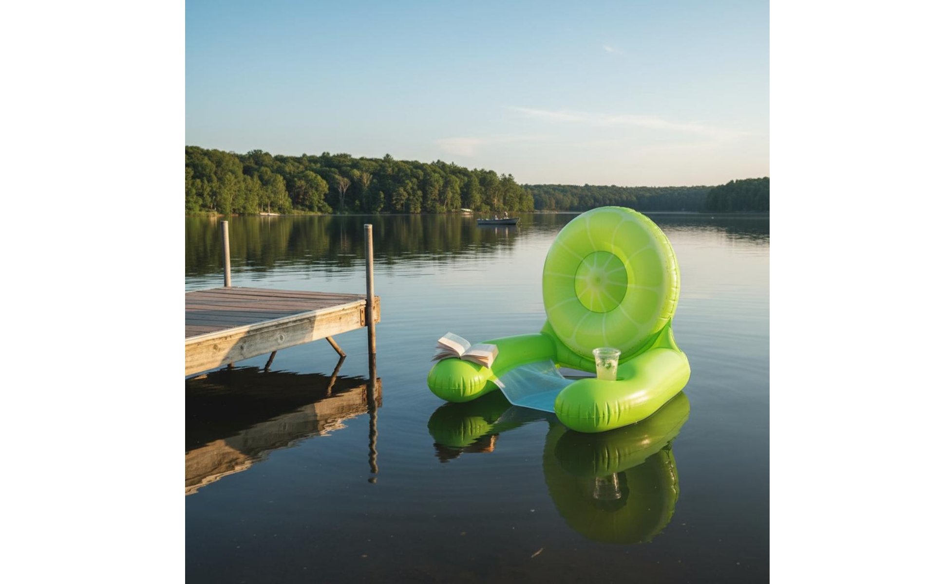 Creature Pool Buoy Thickened Material Pool Lounge Chair with Mesh Seat Portable