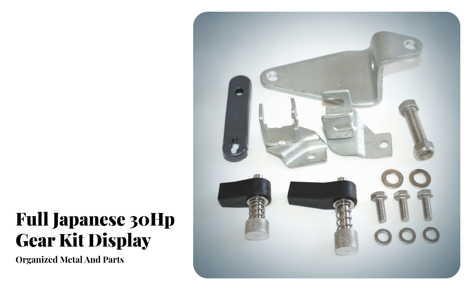 Marine Equipment Front Control Gear Linkage Kit Metal and Plastic