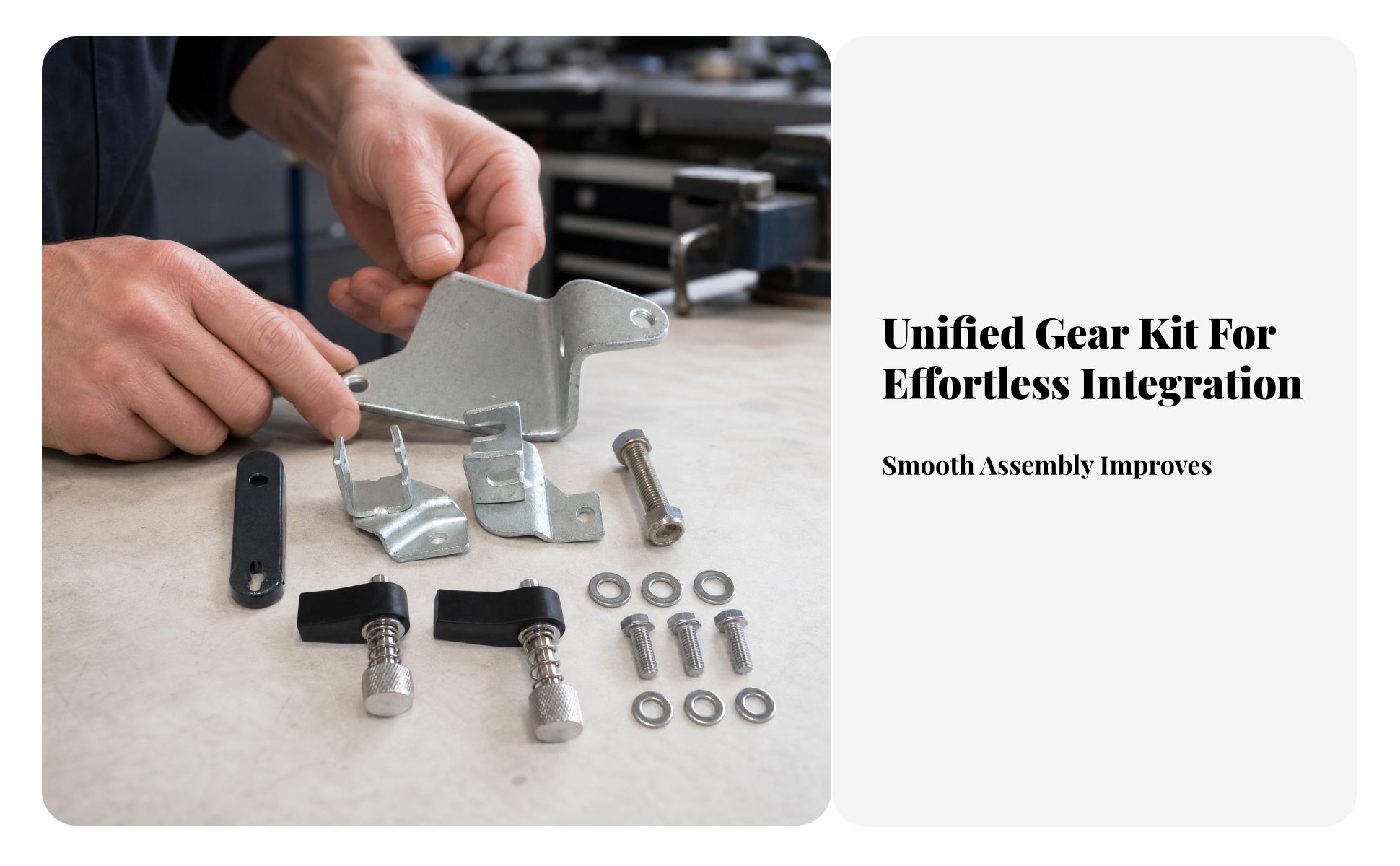 Marine Equipment Front Control Gear Linkage Kit Metal and Plastic