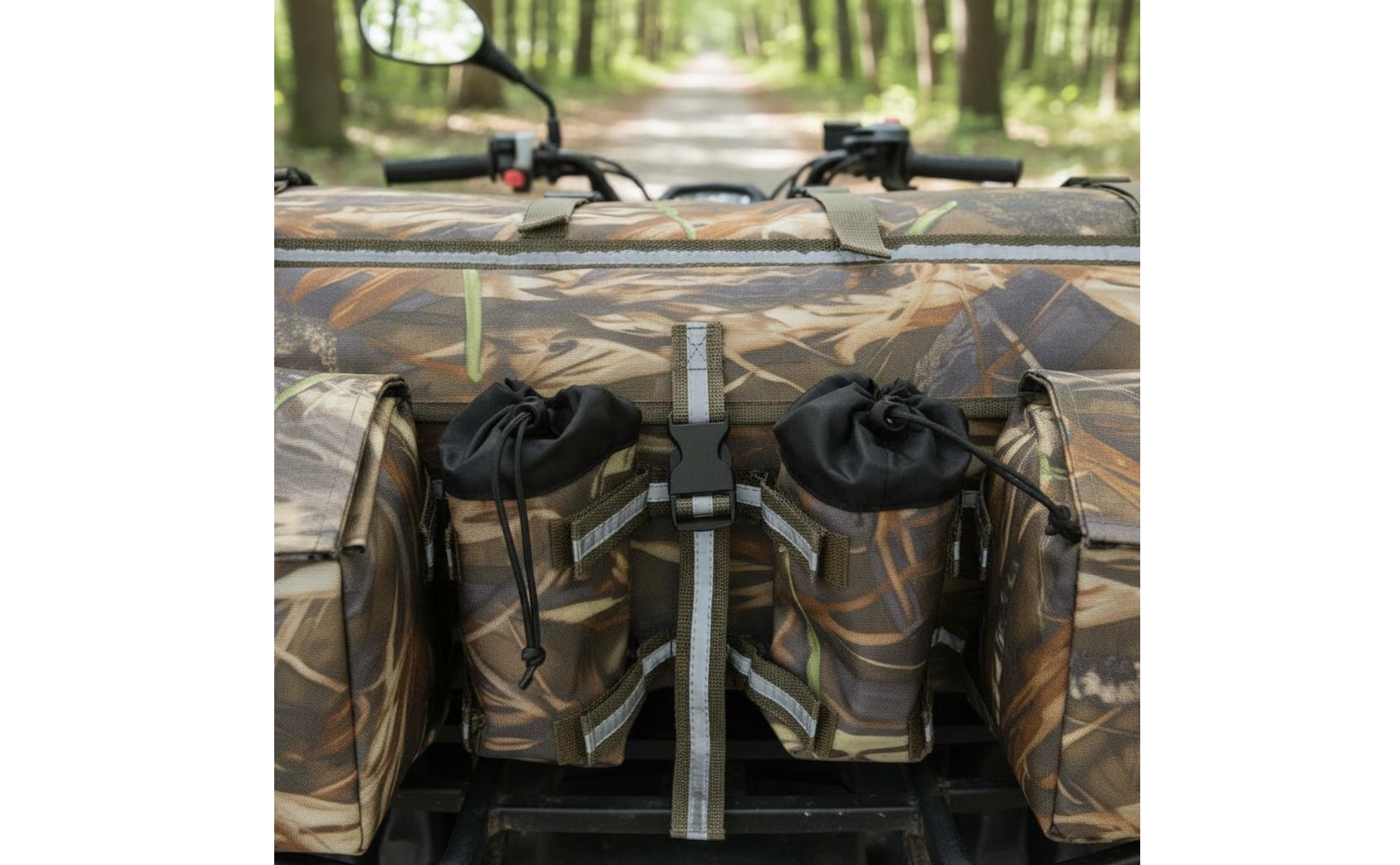 Rear Rack Bag Waterproof Rear ATV Bag 600D Oxford Cloth for Trail Riding