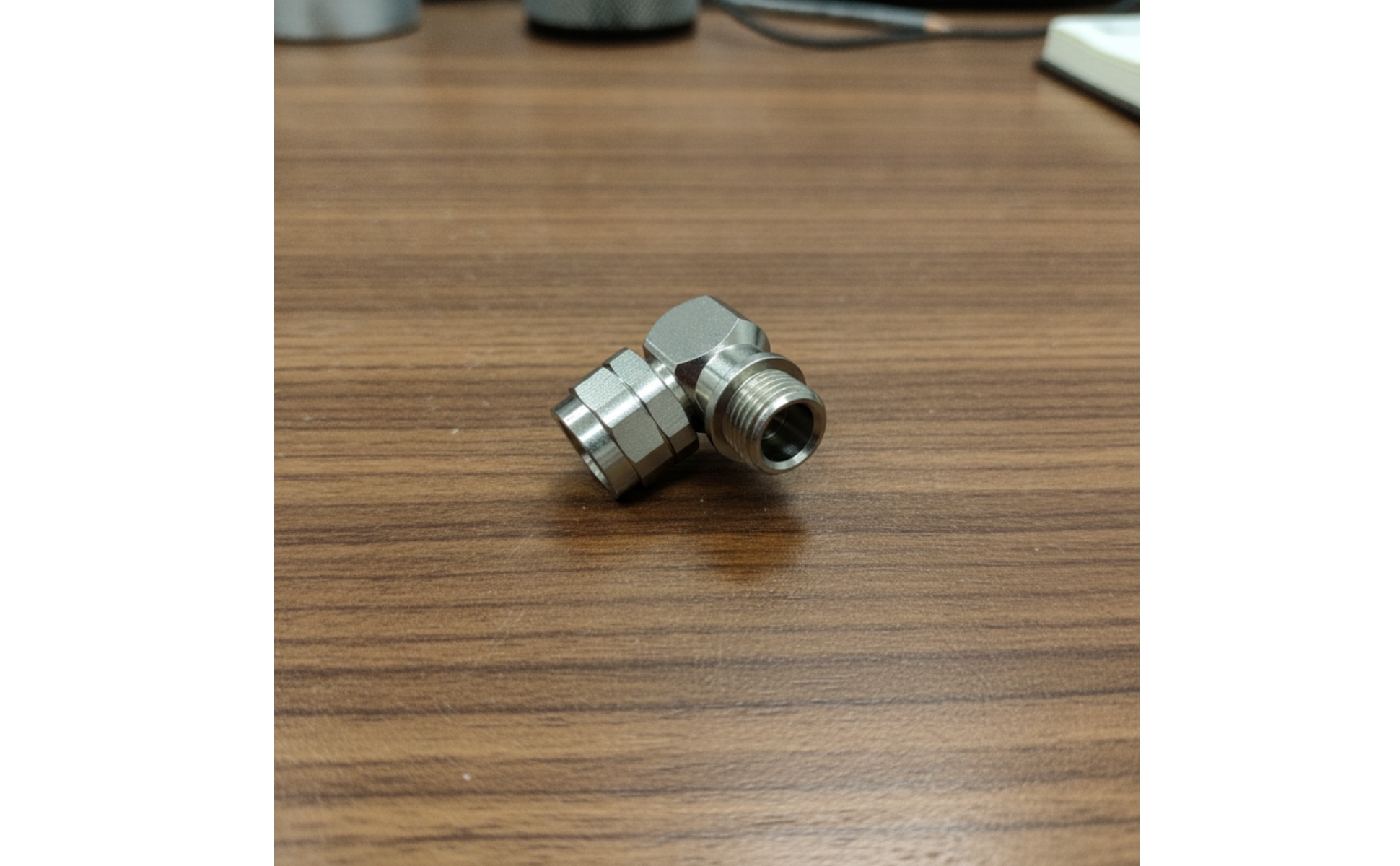 2 Pieces Dive Gear 316L Steel Elbow Fitting for Underwater