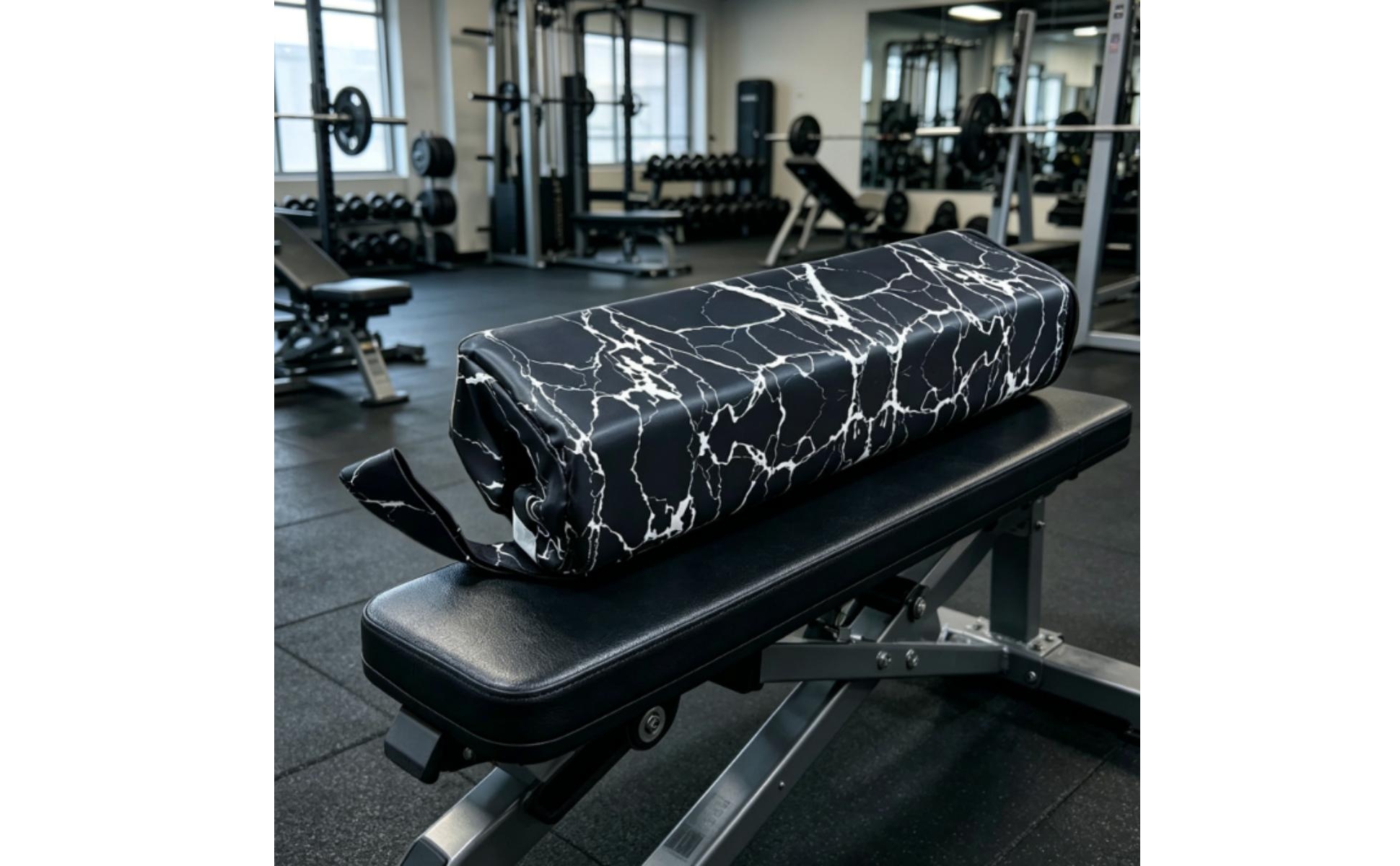 Barbell Pad Extra dick Langhantel-Schulterpolster abgerundete Enden für Planks