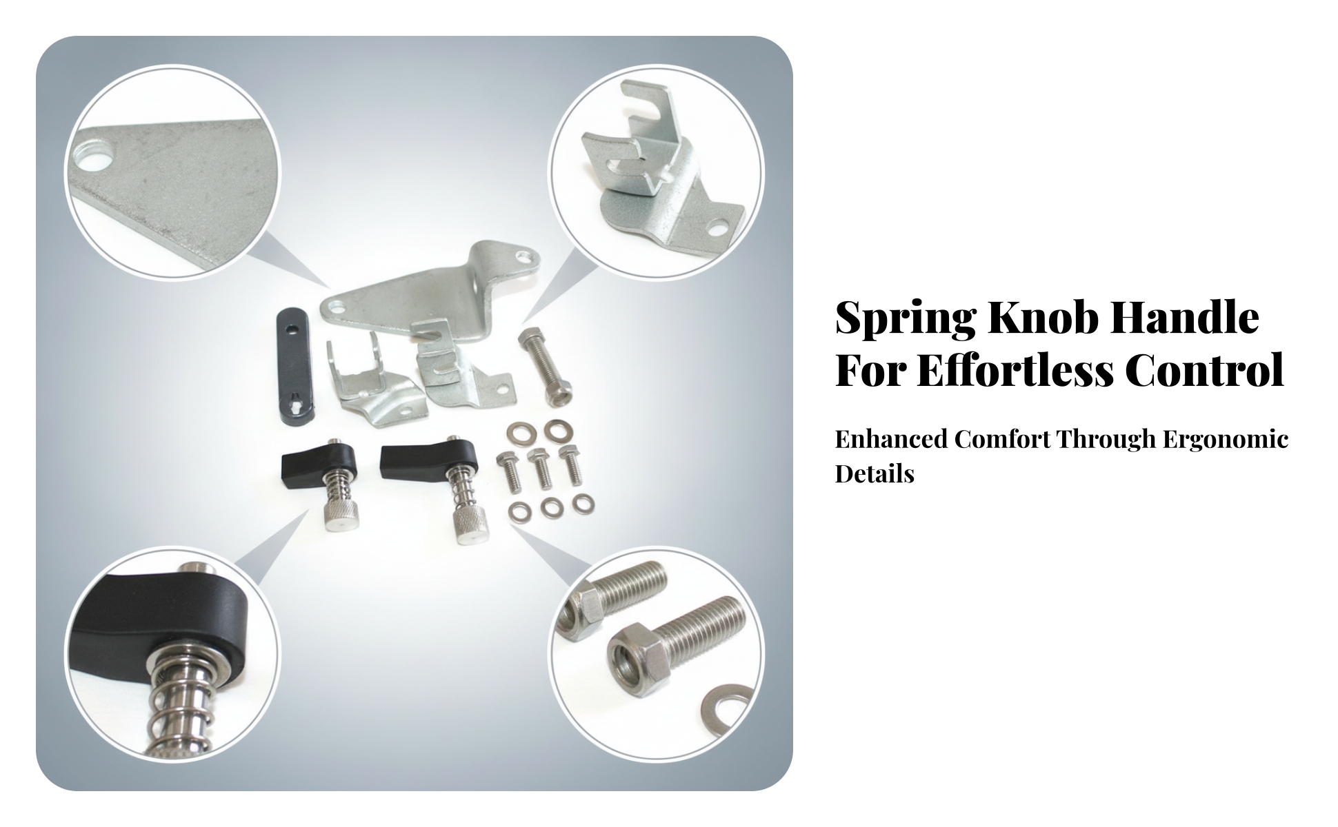 Marine Equipment Front Control Gear Linkage Kit Metal and Plastic