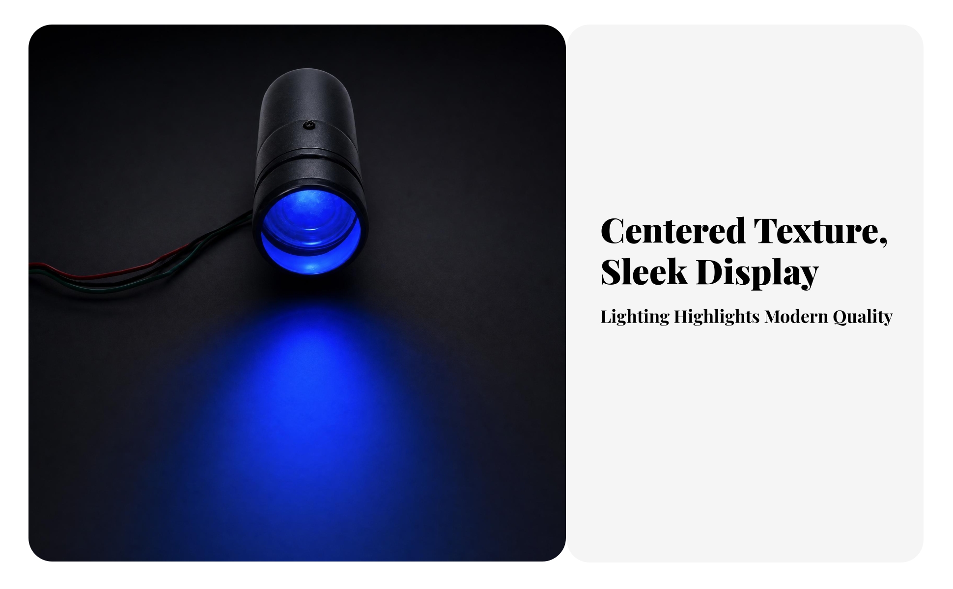 Automotive Warning Light Tube-Shaped Clamp Mount Warning Light Adjustable Knob