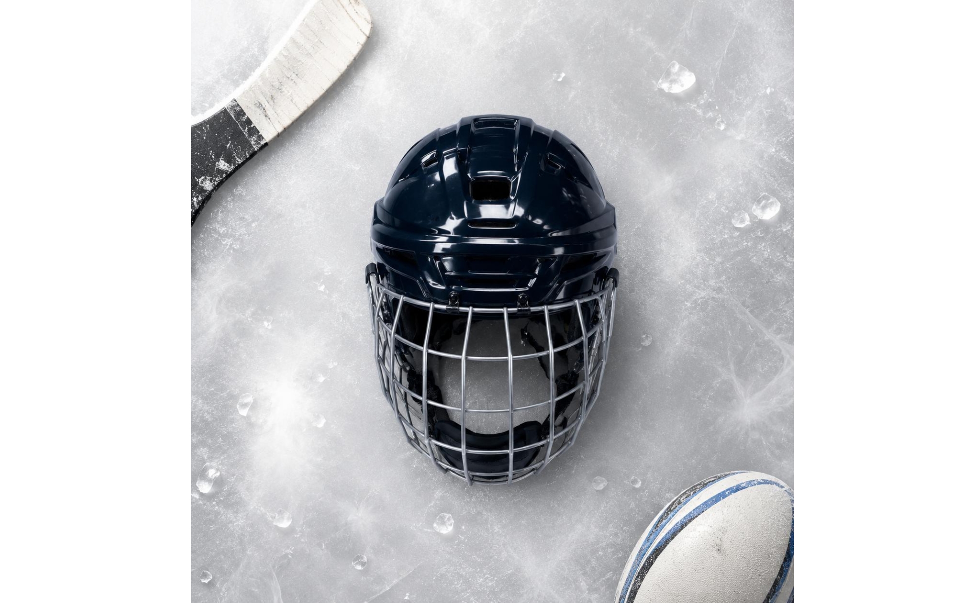 Ice Hockey Helmet Ear Guards Hockey Helmet with Face Guard Hard Shell