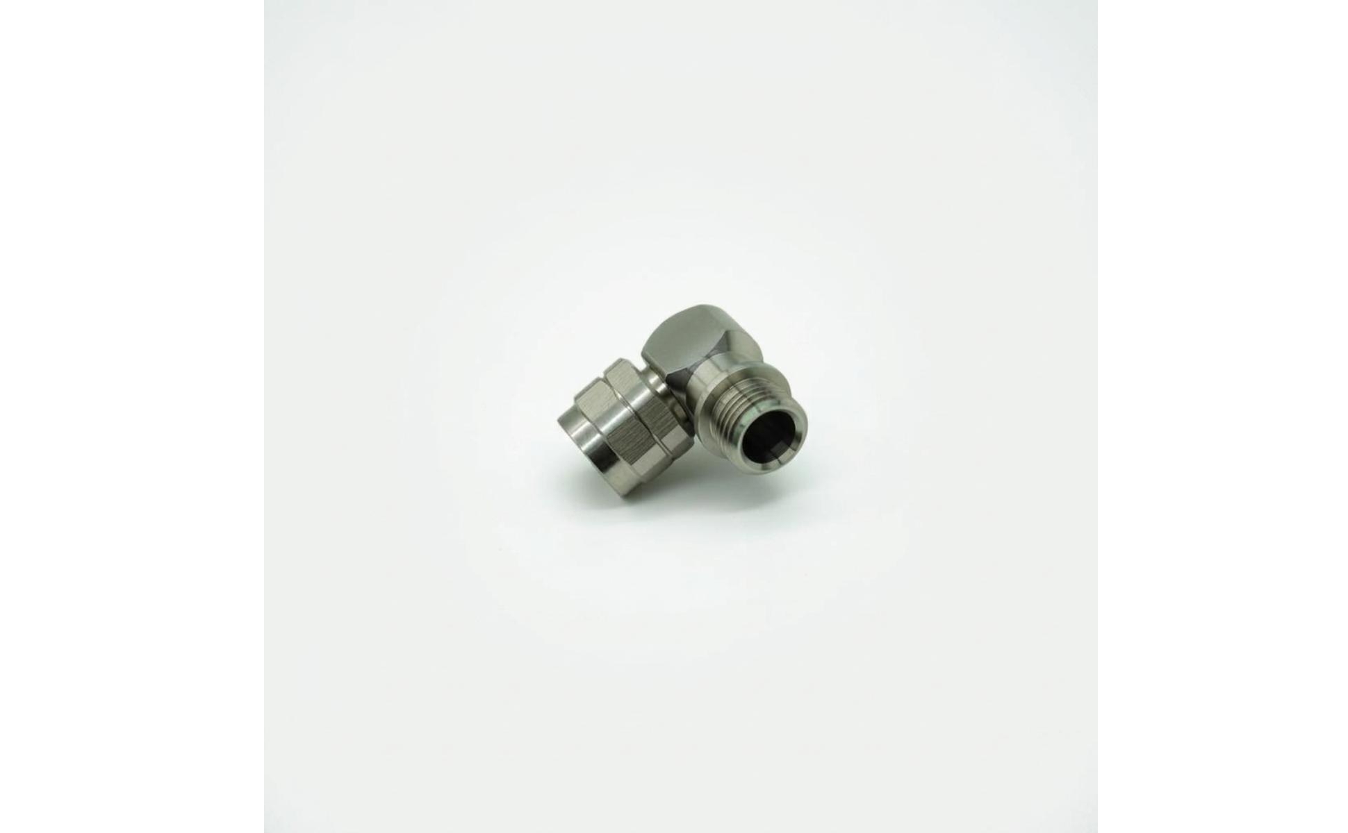 2 Pieces Dive Gear 316L Steel Elbow Fitting for Underwater