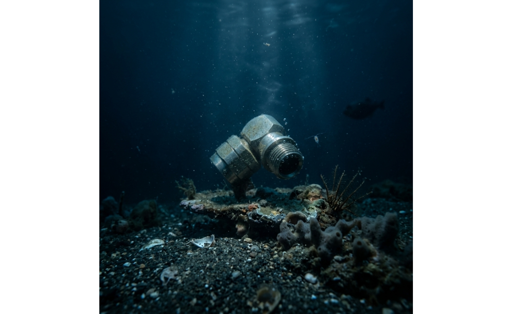 2 Pieces Dive Gear 316L Steel Elbow Fitting for Underwater