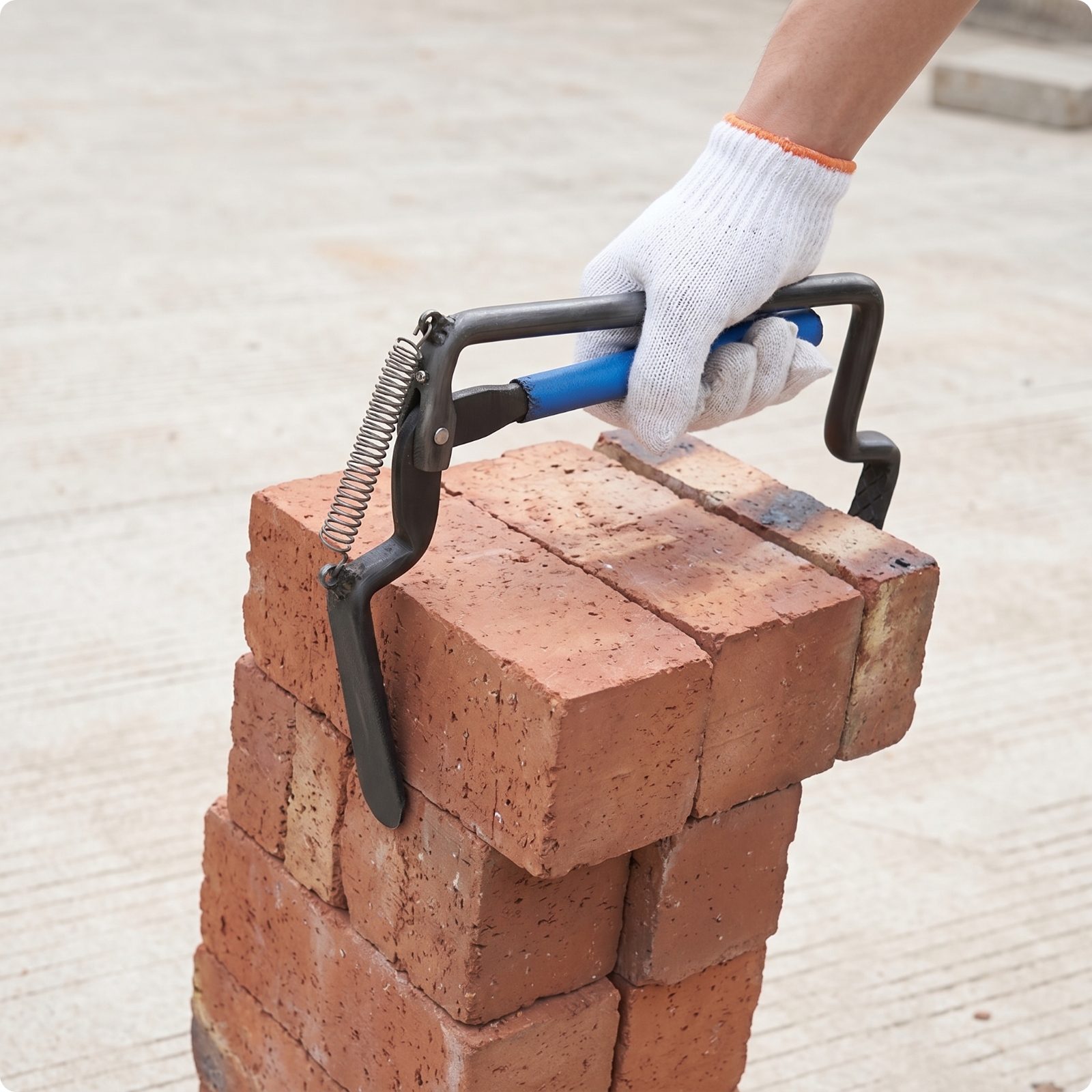 Brick Clamp Steel Brick Handling Tool Brick Tong Lifting Tool Sturdy Gripper