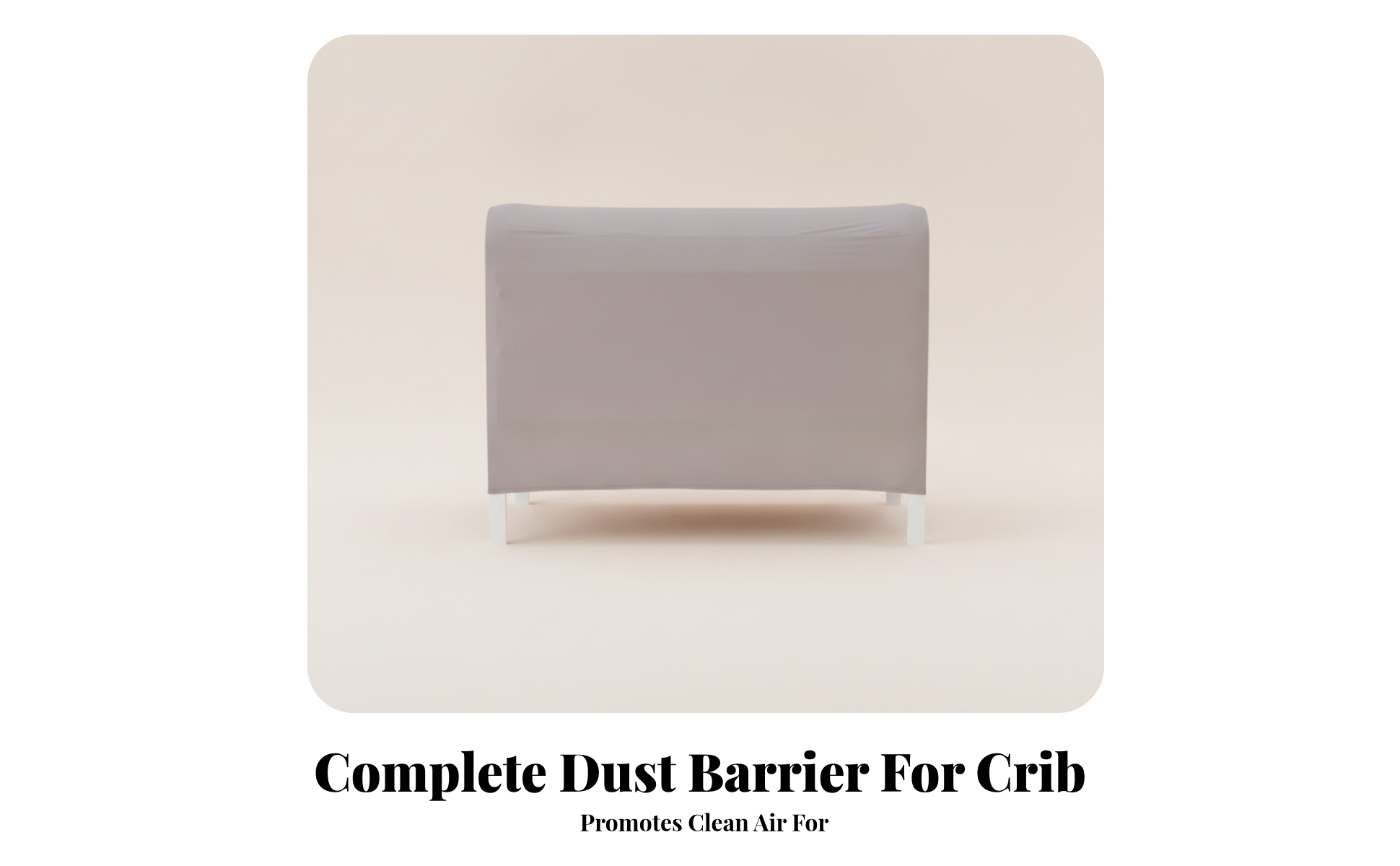 Crib Dust Cover Thickened Elastic Crib Cover Dense