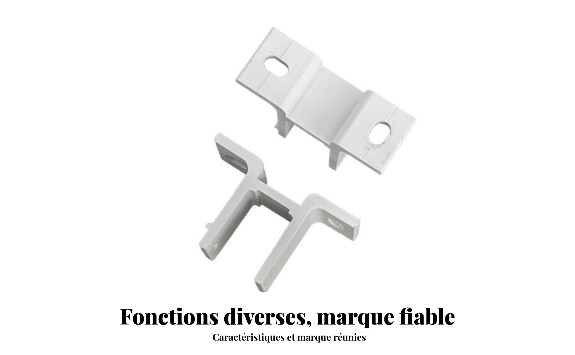 Support de Carport Blanc Support D'auvent En Alliage D'aluminium Rigide