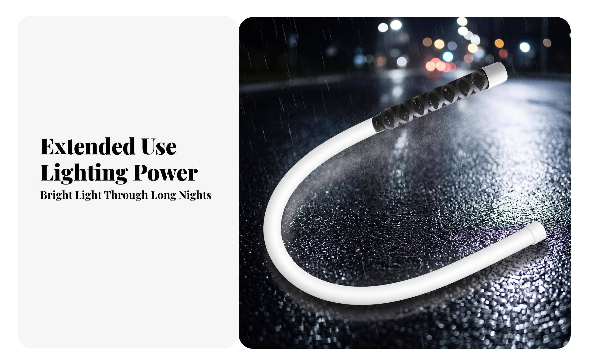 Flexible Inspection Lamp Waterproof LED Car Repair Light 800 Lm for Outdoor Use
