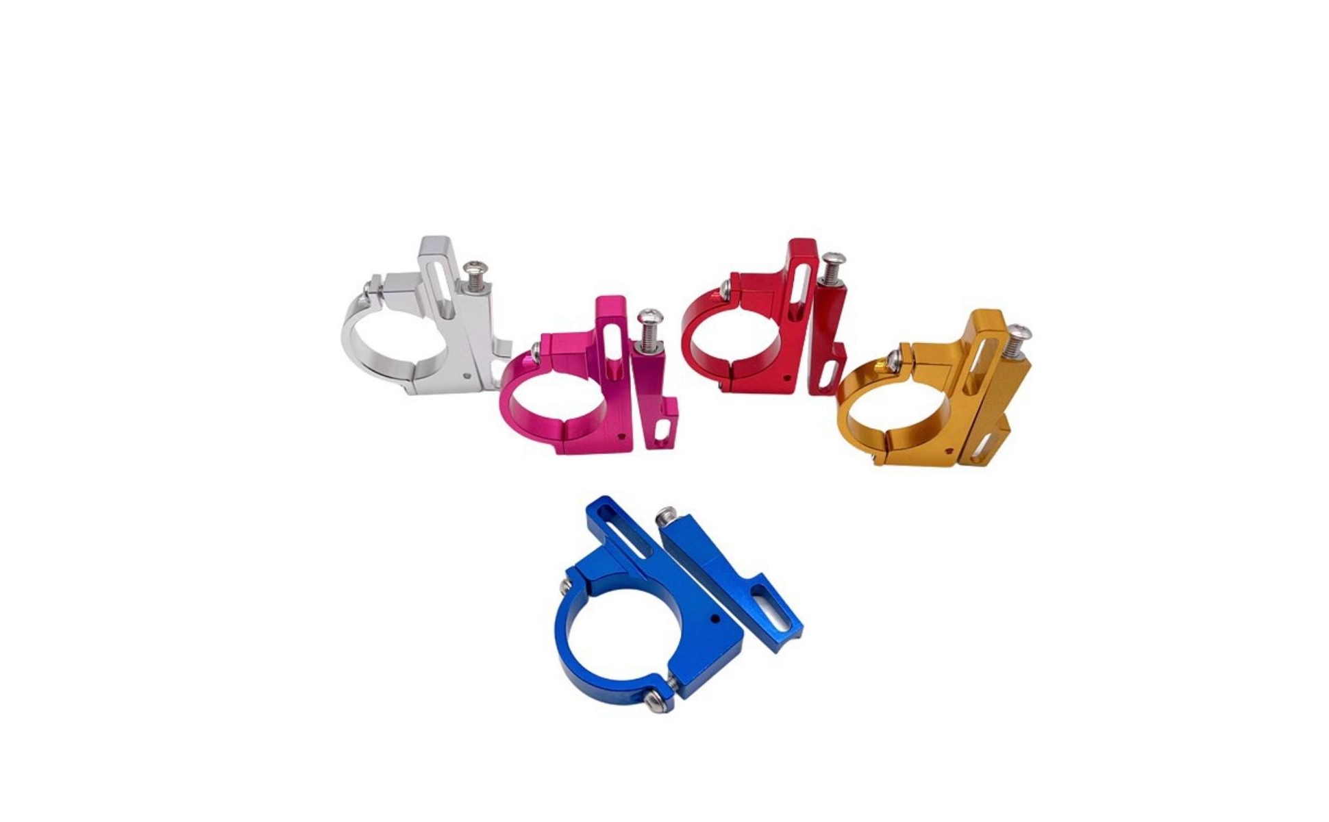 Front Derailleur Adapter Clamp Anodized Front Derailleur Mount Mounting Screws
