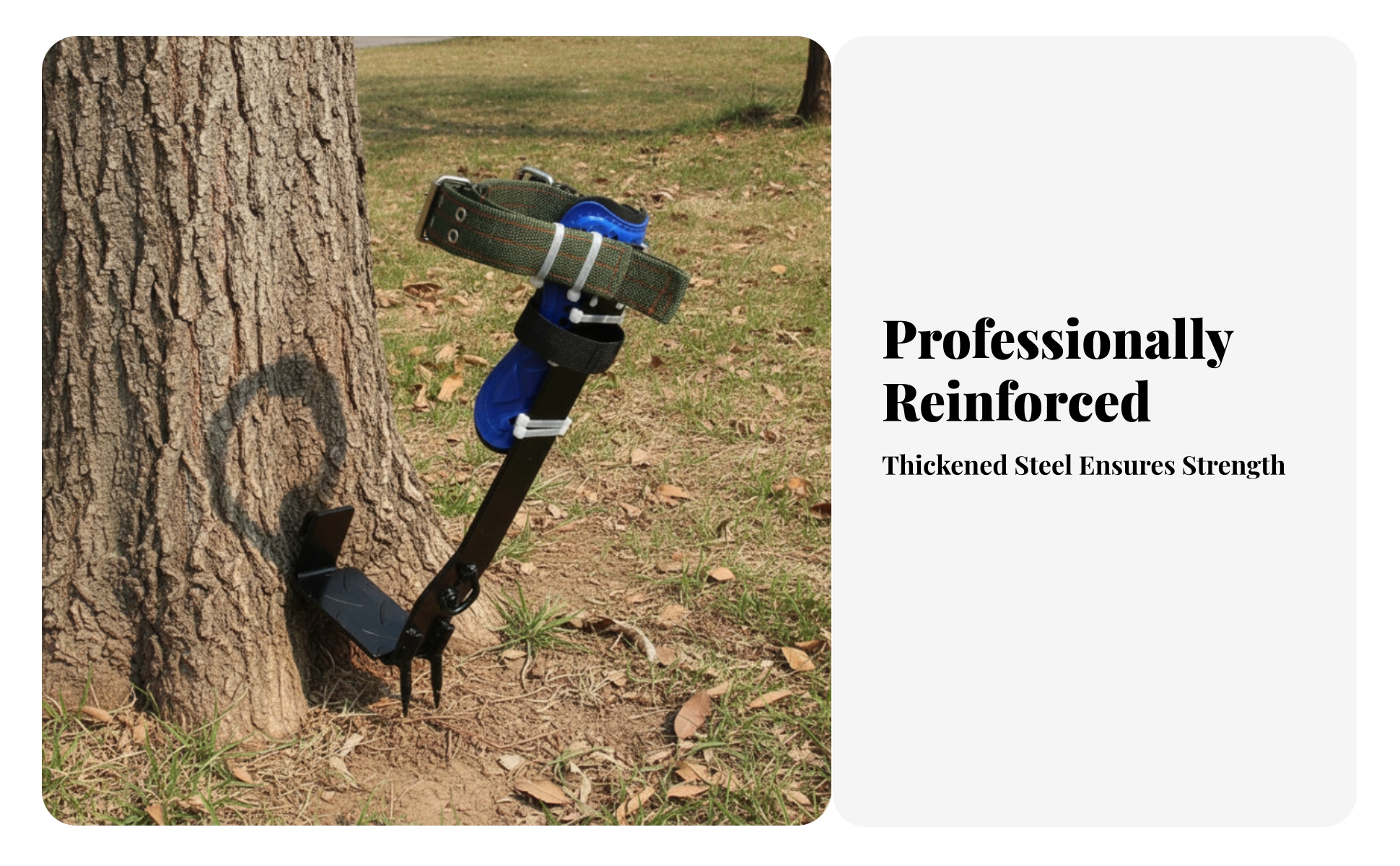 Arborist Climbing Spikes Traction Teeth Tree Climbing Spurs Foot Supports