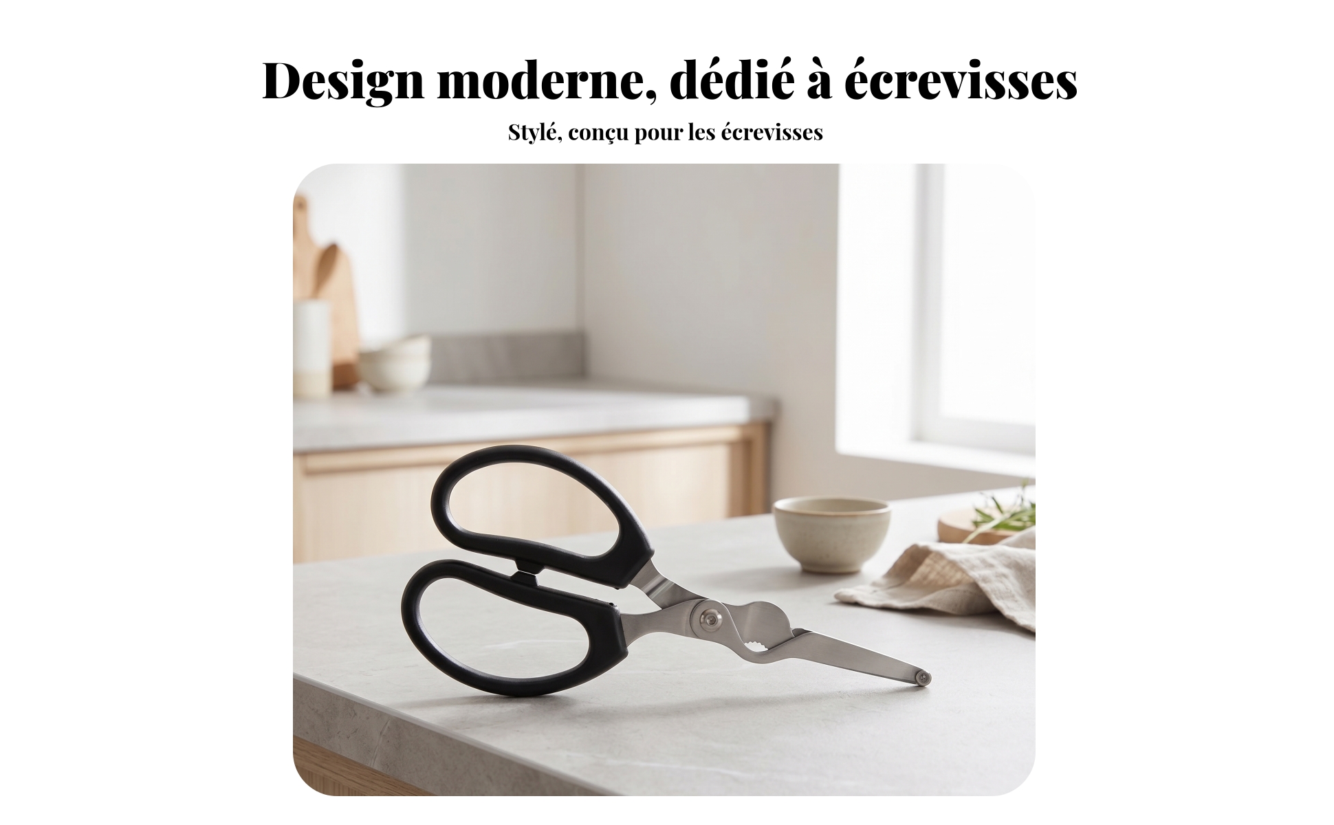 Homard Poignées Ergonomiques Cuisine Antidérapants
