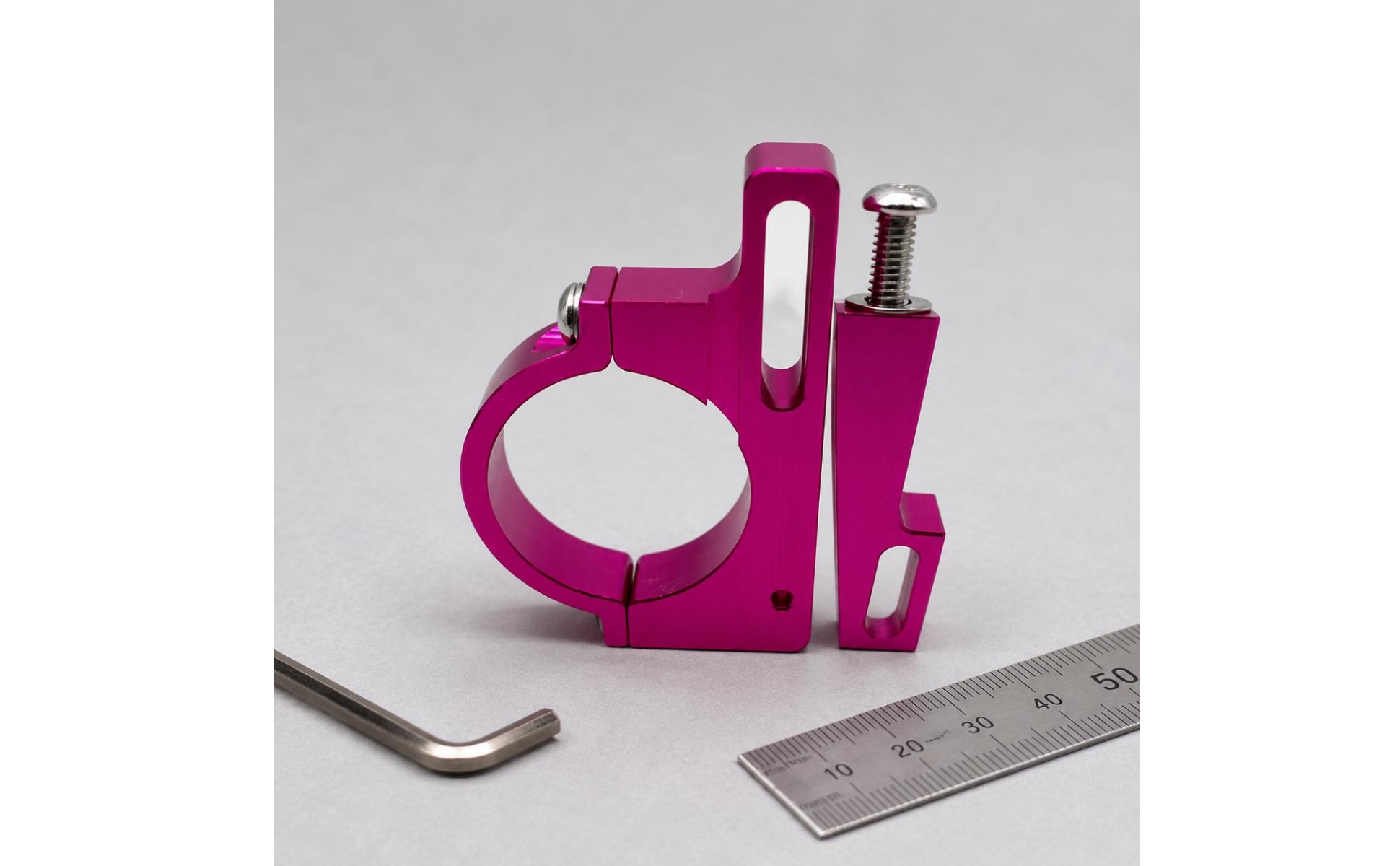 Front Derailleur Adapter Clamp Anodized Front Derailleur Mount Mounting Screws