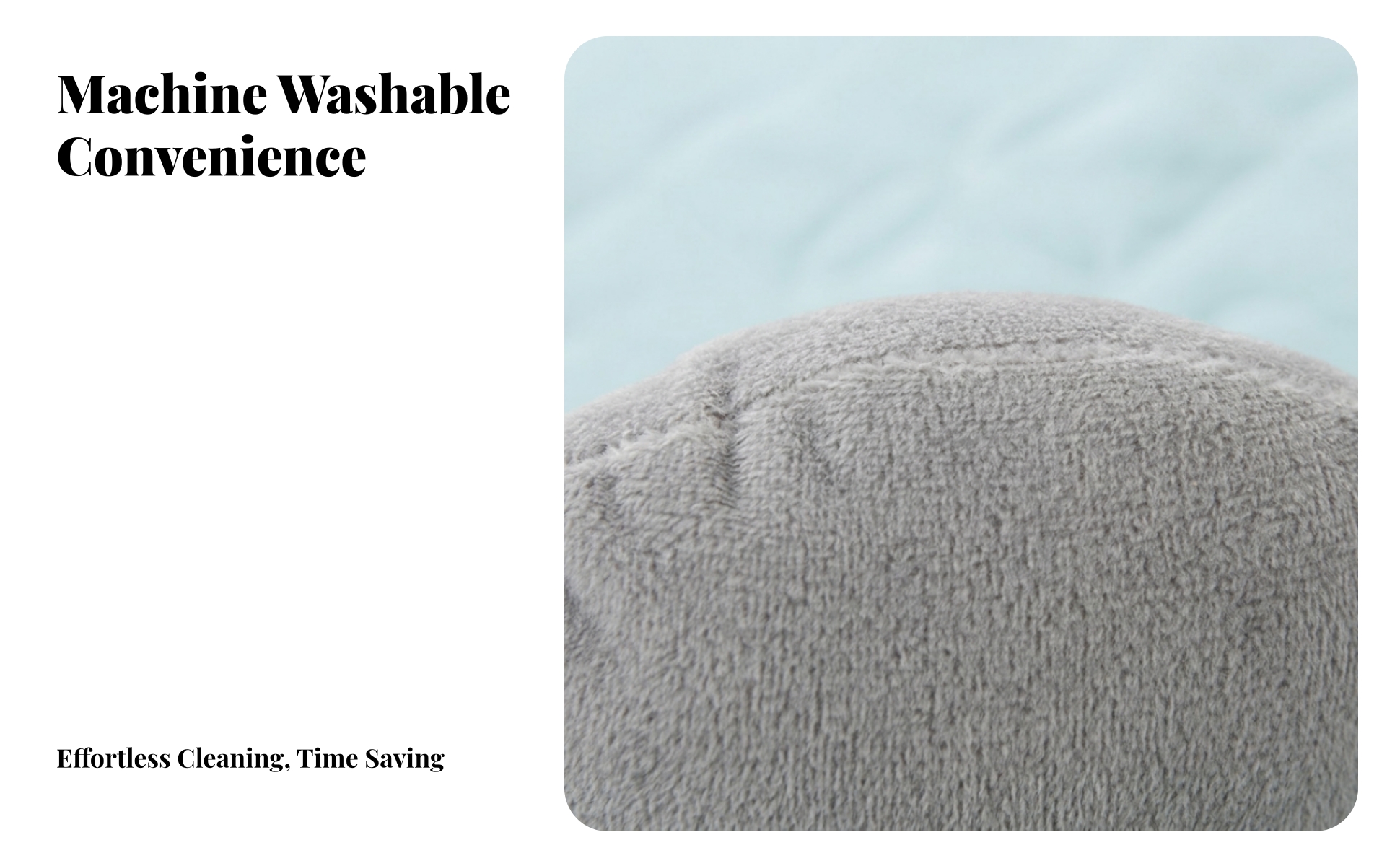 Massage Bed Face Pillow Machine Washable U-Shaped Face Cushion Plushy