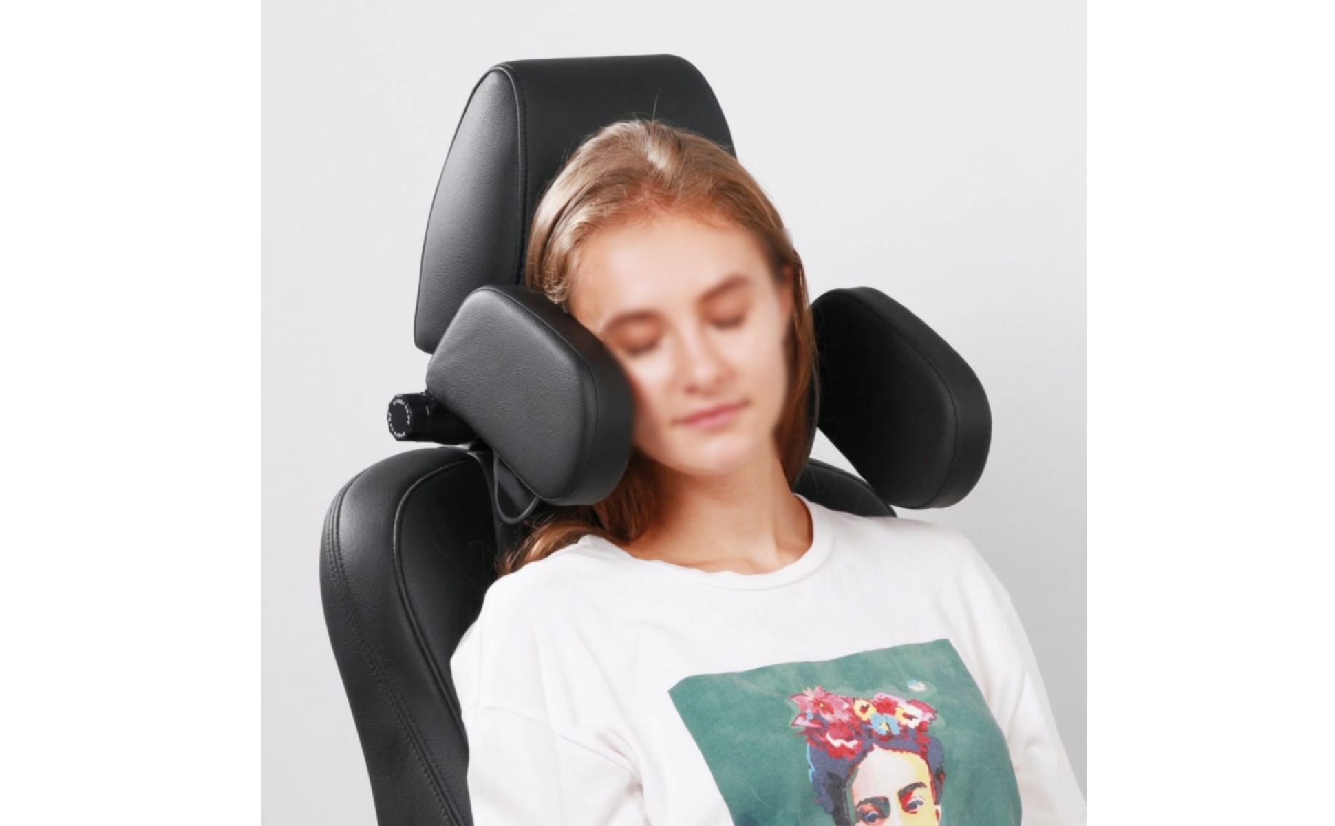 U-Shaped Car Headrest Neck Protection Adjustable Car Sleep Pillow for Passengers