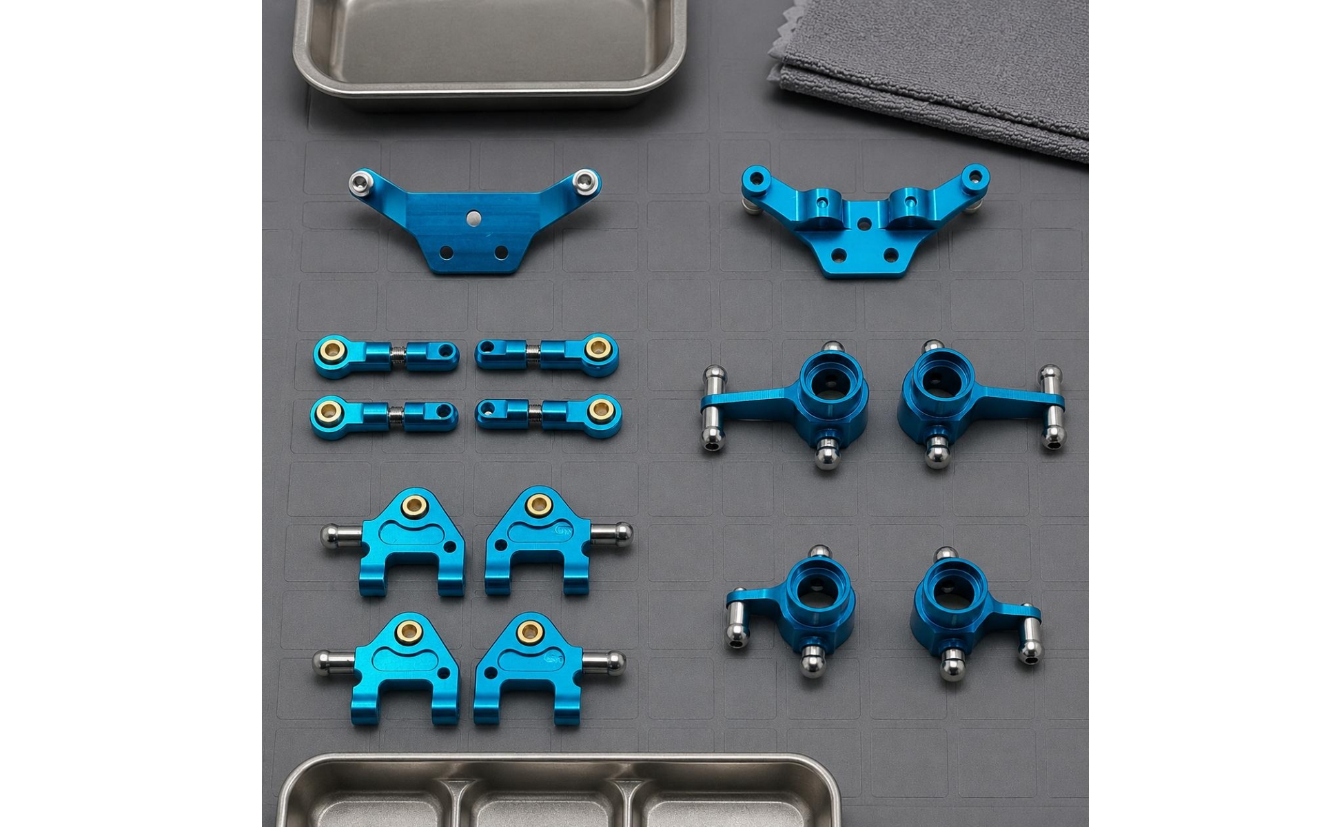 Alloy Set Anodized Blue Aluminum Set