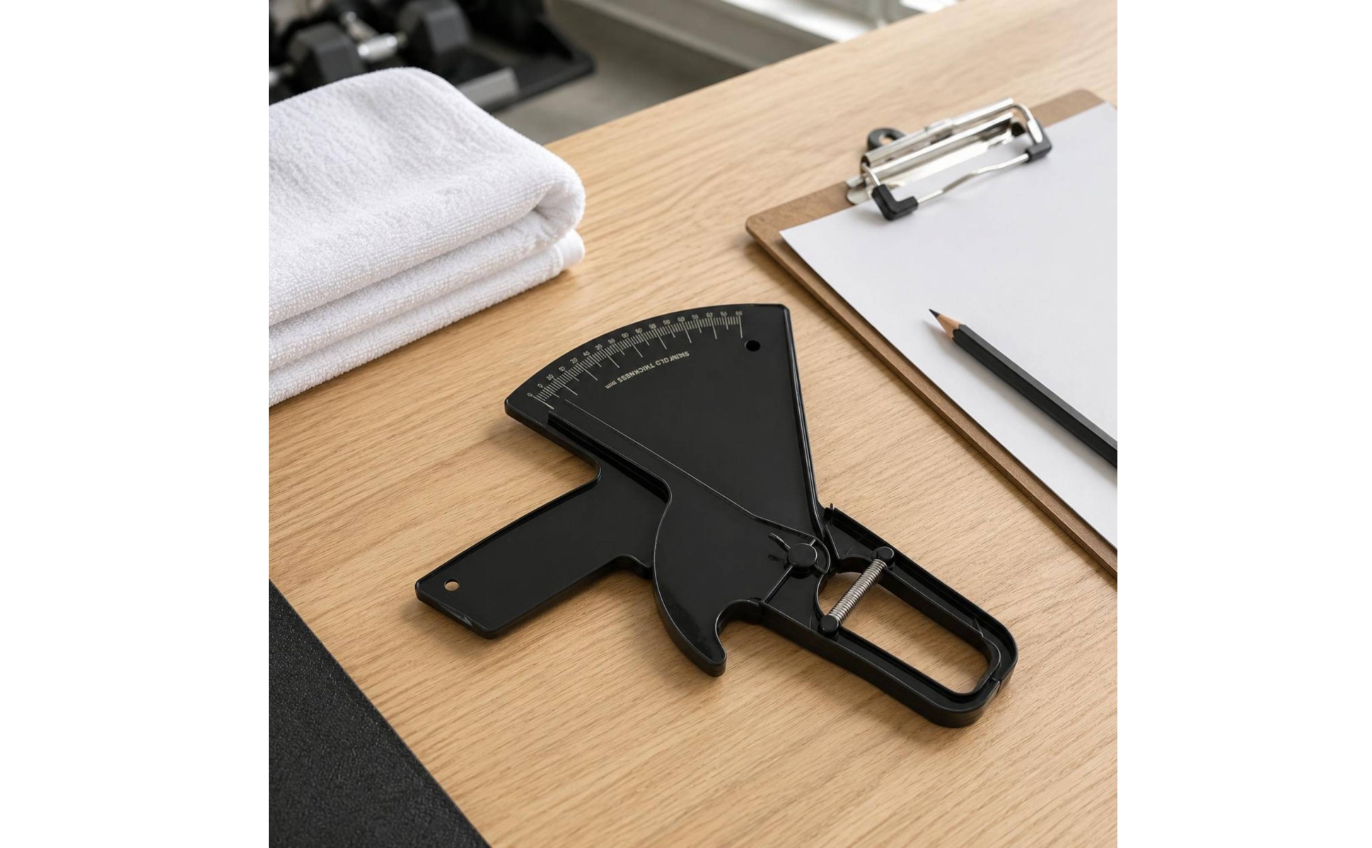 Plastic Skinfold Caliper Trigger Handle Skinfold Caliper Printed Scale