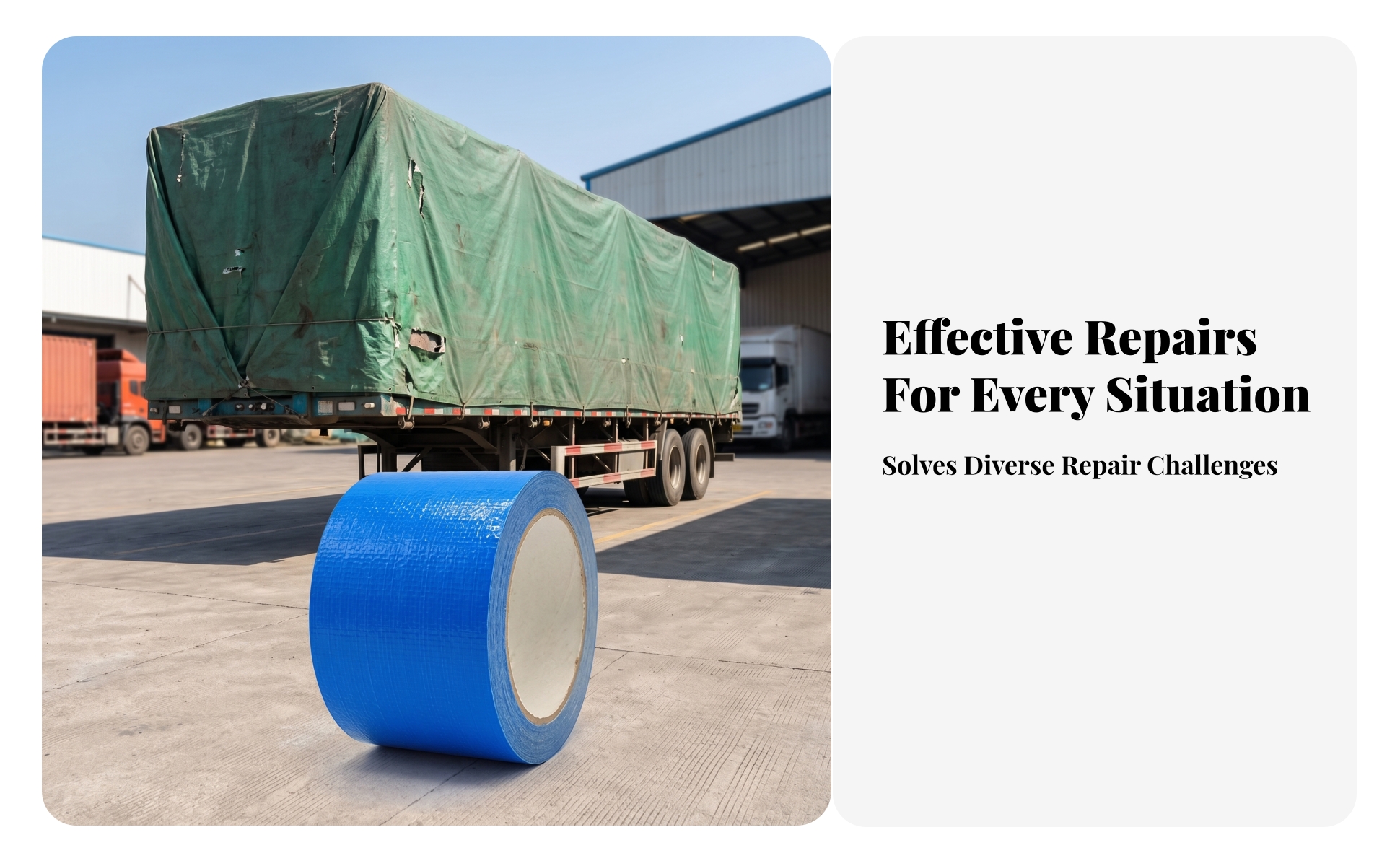 Tarp Repair Tape Thickened Woven Tarp Tape Sturdy