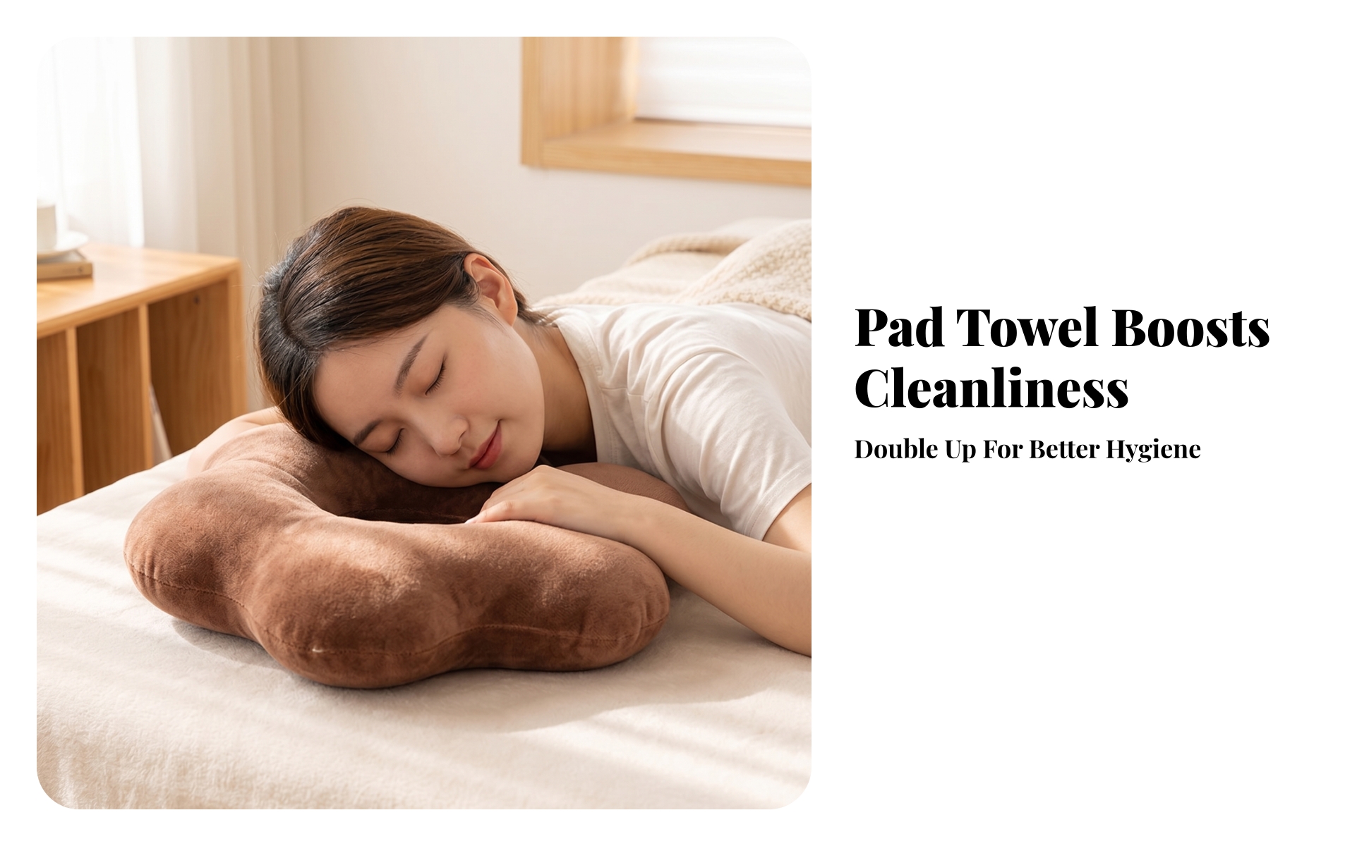 Massage Bed Face Pillow Machine Washable U-Shaped Face Cushion Plushy