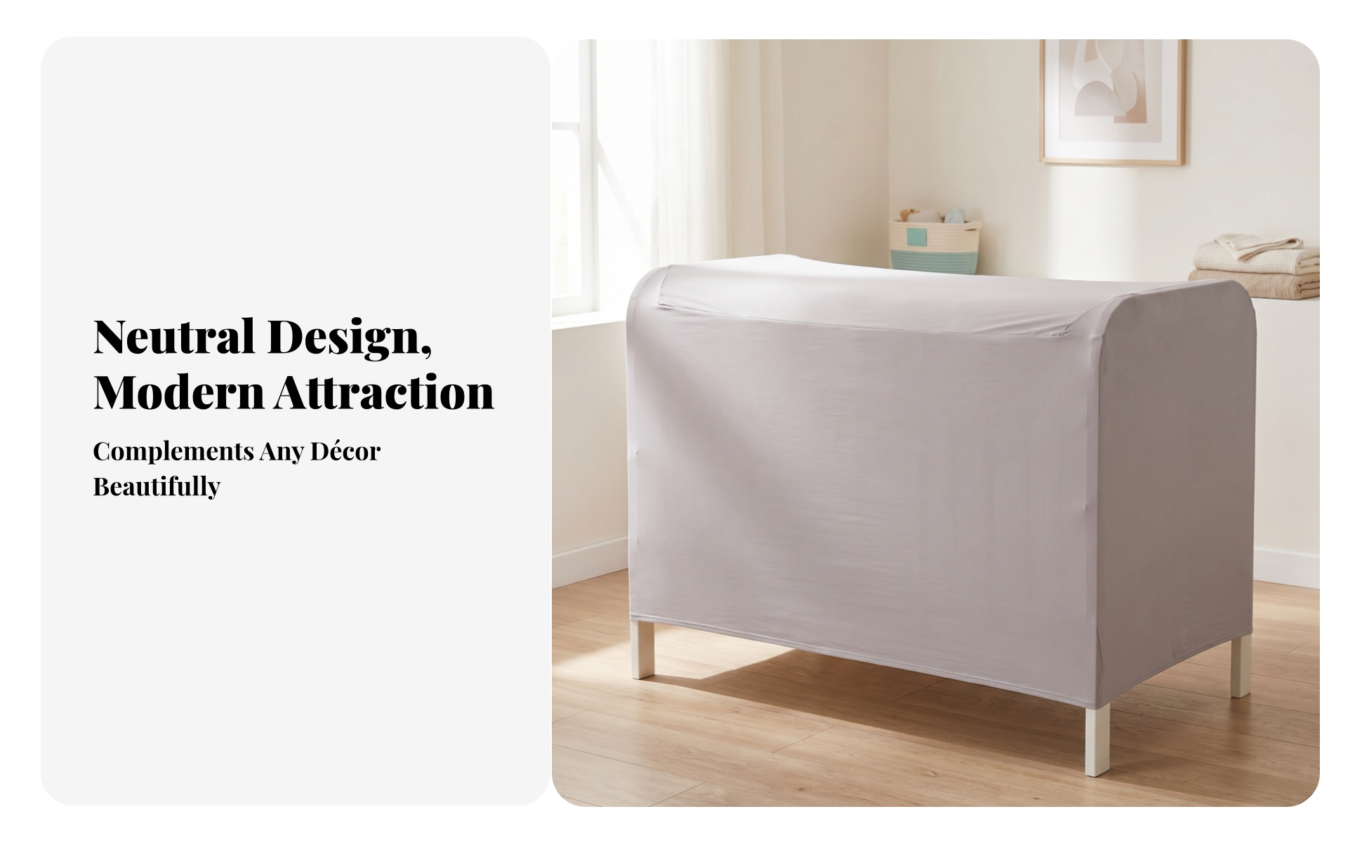 Crib Dust Cover Thickened Elastic Crib Cover Dense