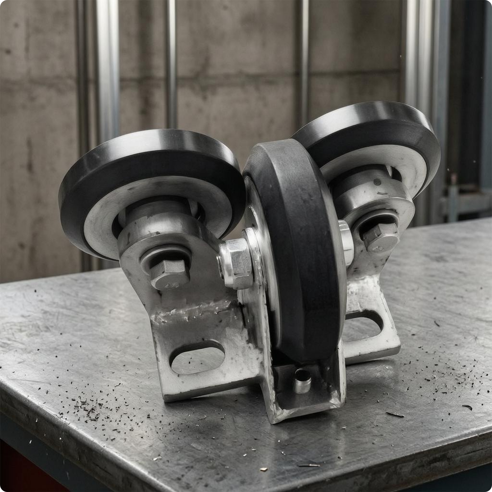 Elevator Rail Guide Shoe Assembly Metal Bracket Elevator Parts