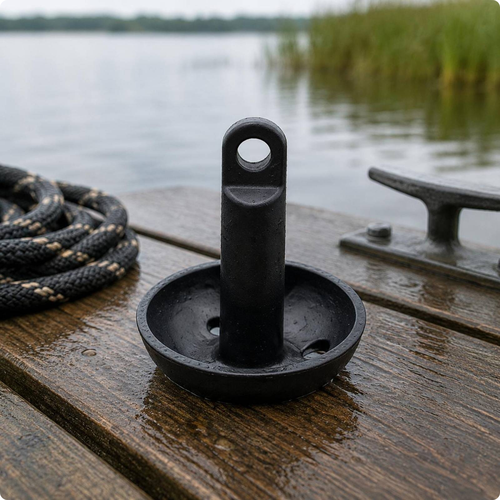 Dome Anchor Through-Hole Marine Dome Anchor Single-Unit-Piece Design