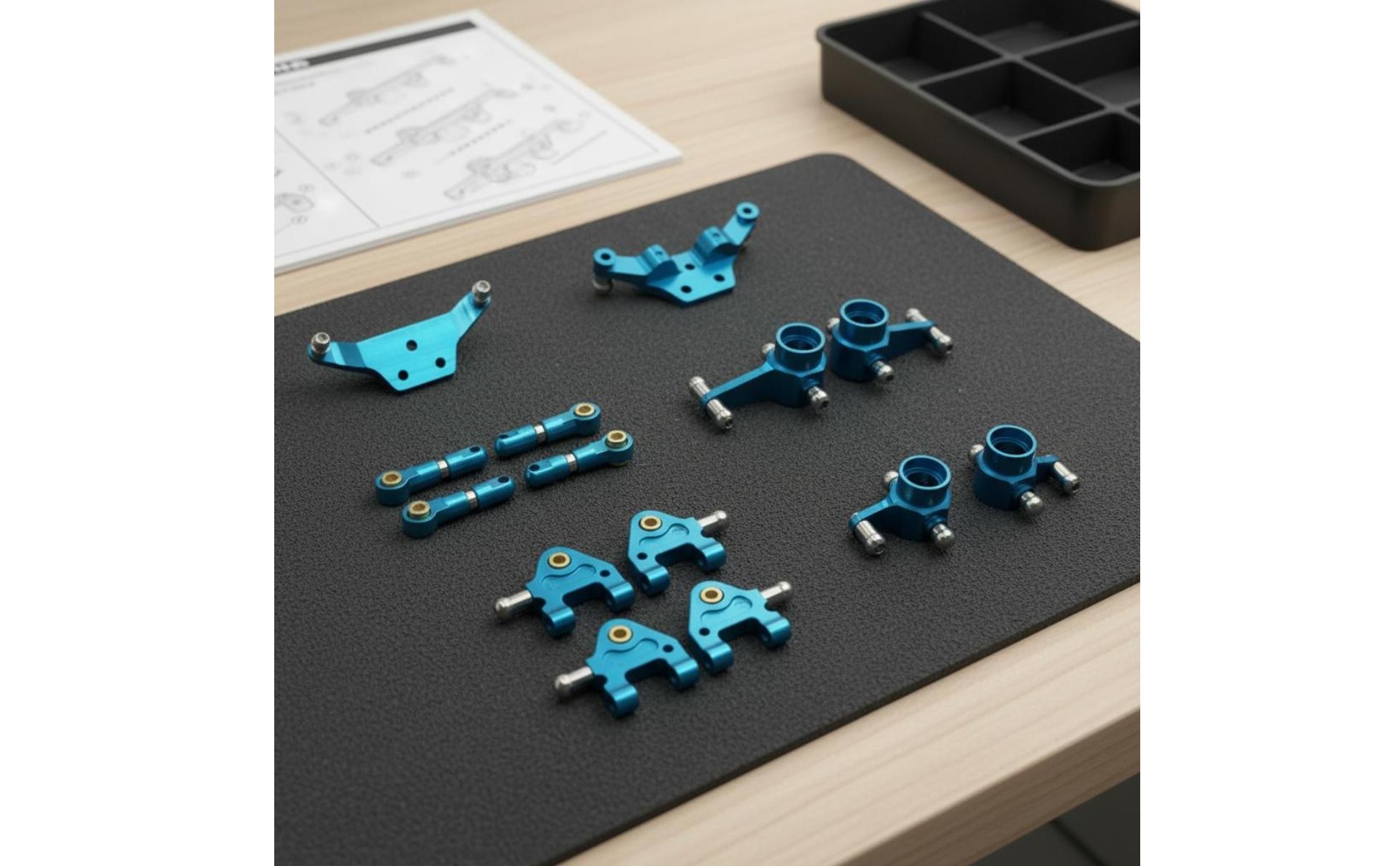Alloy Set Anodized Blue Aluminum Set