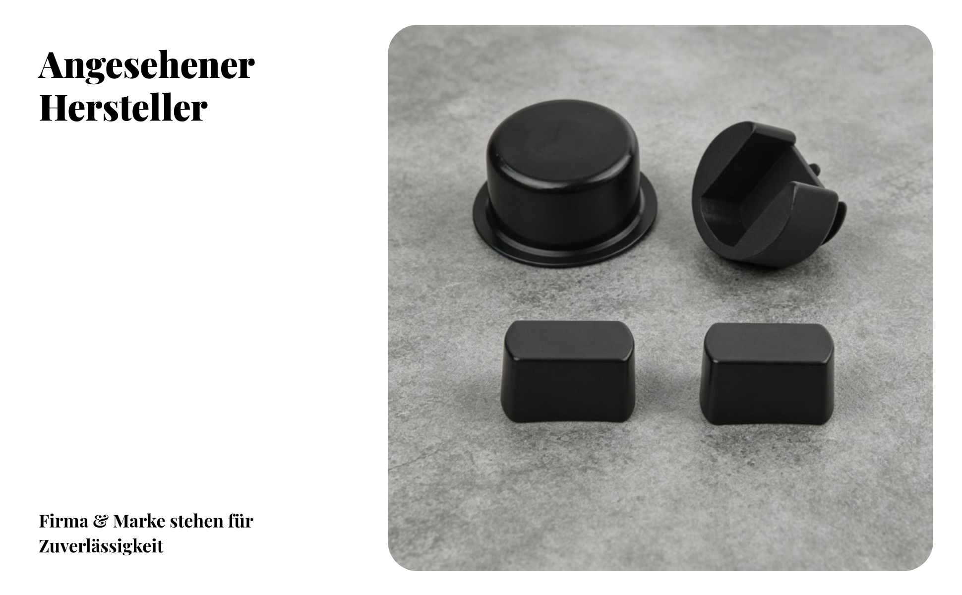 4 Pieces Heckklappen-Scharnierbuchsen-Set Schwarz Heckklappen-Pivotbuchsen