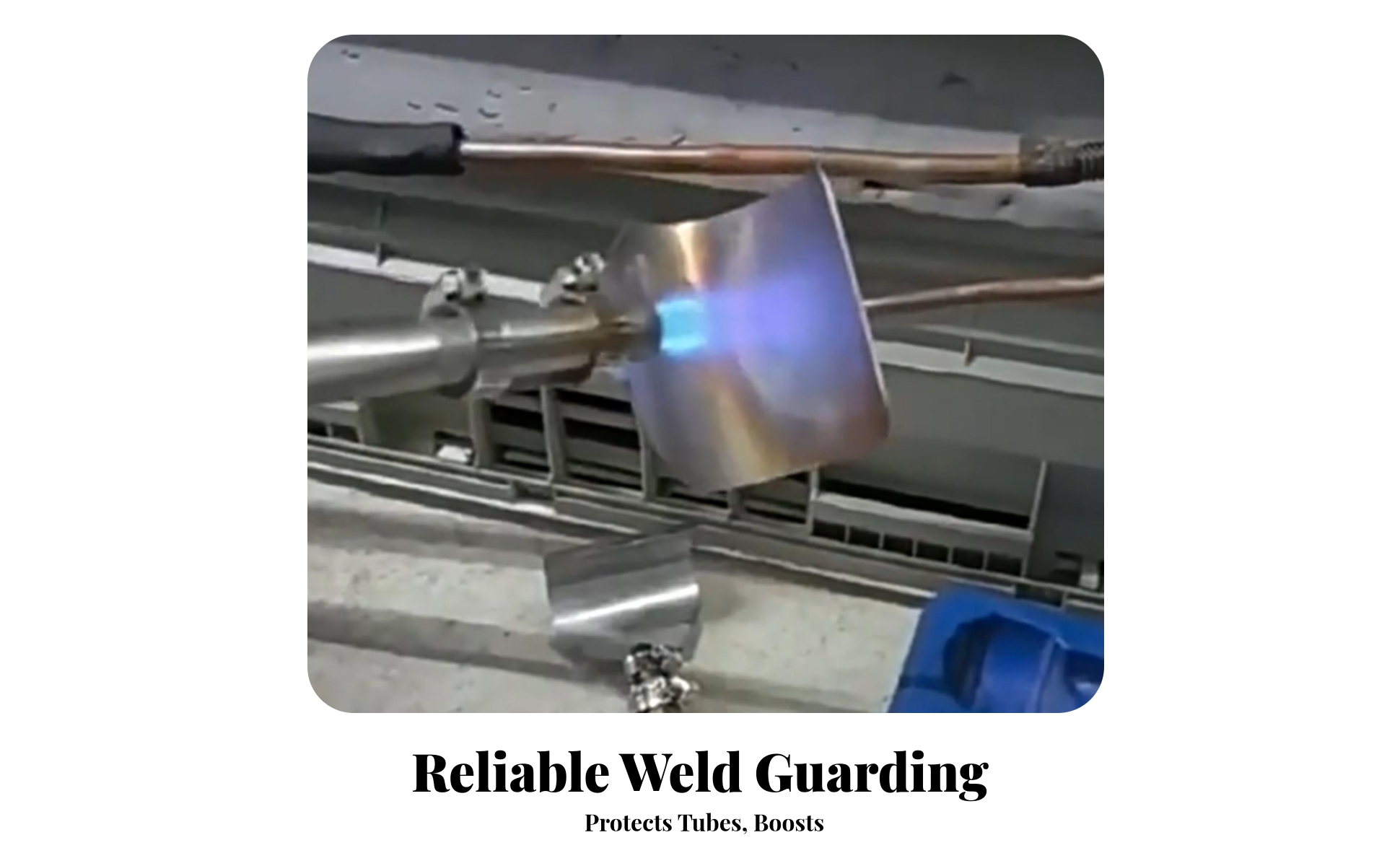 Metal-Joining Torch Guard Curved Guard Torch Guard Plate Flat Handle